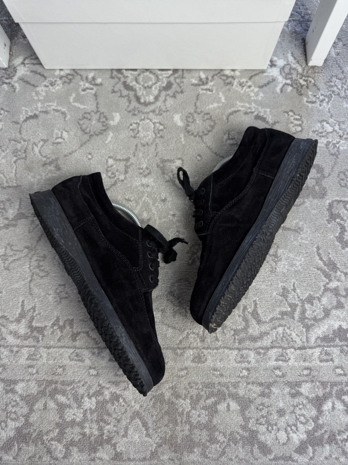 Designer × Hogan Hogan basic black suede shoes sneakers US7 designer casual Size US 7 / EU 40 - 3 Thumbnail