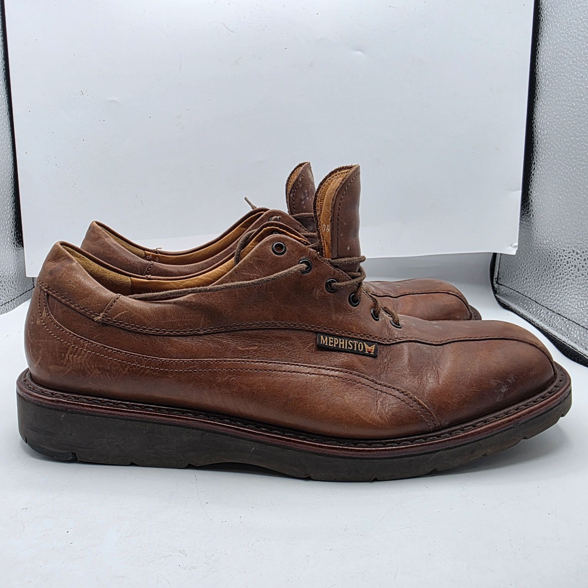 Mephisto Mephisto Abel Goodyear Welt Air Relax Mens Size 11 Brown Lea Size US 11 / EU 44 - 12 Thumbnail