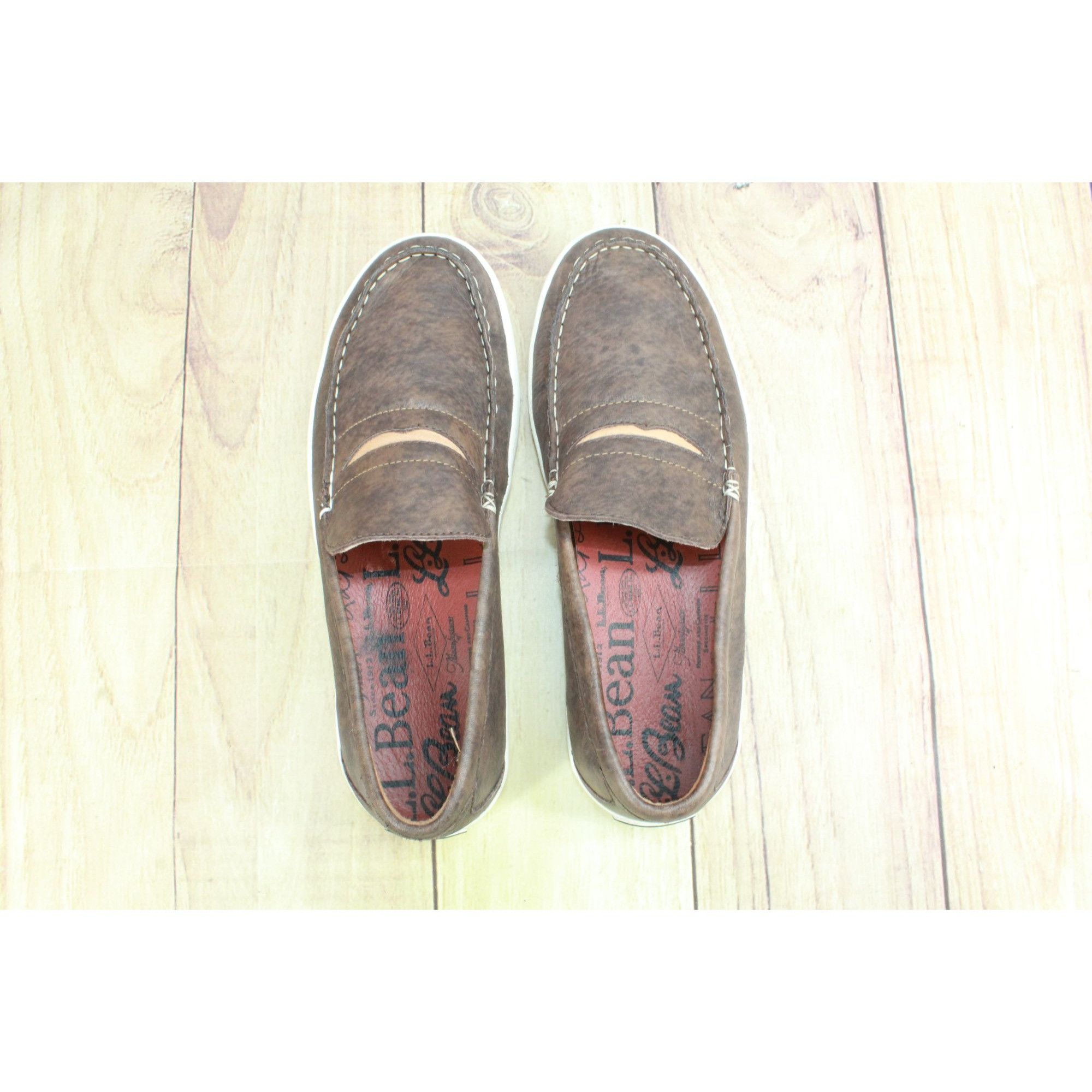 L.L. Bean LL Bean Brown Leather Penny Slip-On Shoes Men's 10 Size US 10 / EU 43 - 7 Thumbnail