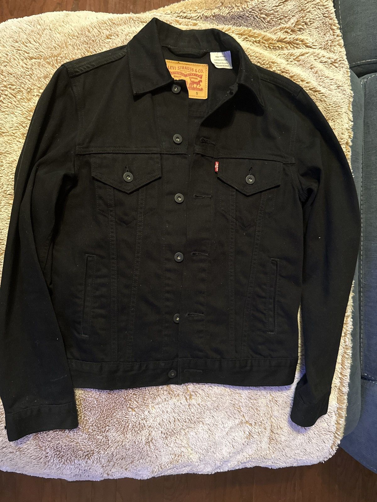 Levi's Black Levi denim jacket Size US S / EU 44-46 / 1 - 1 Thumbnail