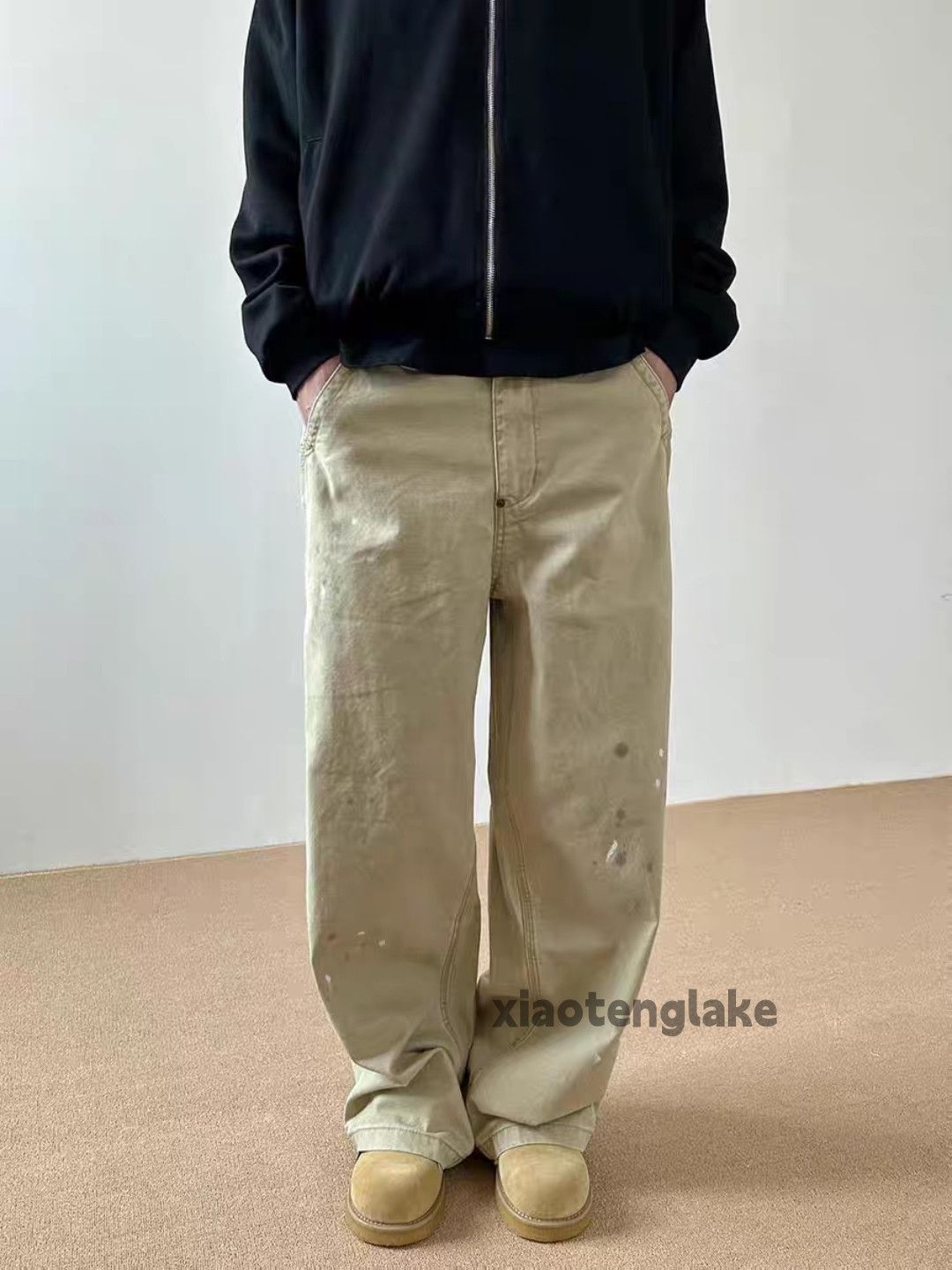 Designer × Japanese Brand × Vintage Unisex washed faded carpenter cargo work pants Size US 32 / EU 48 - 3 Thumbnail