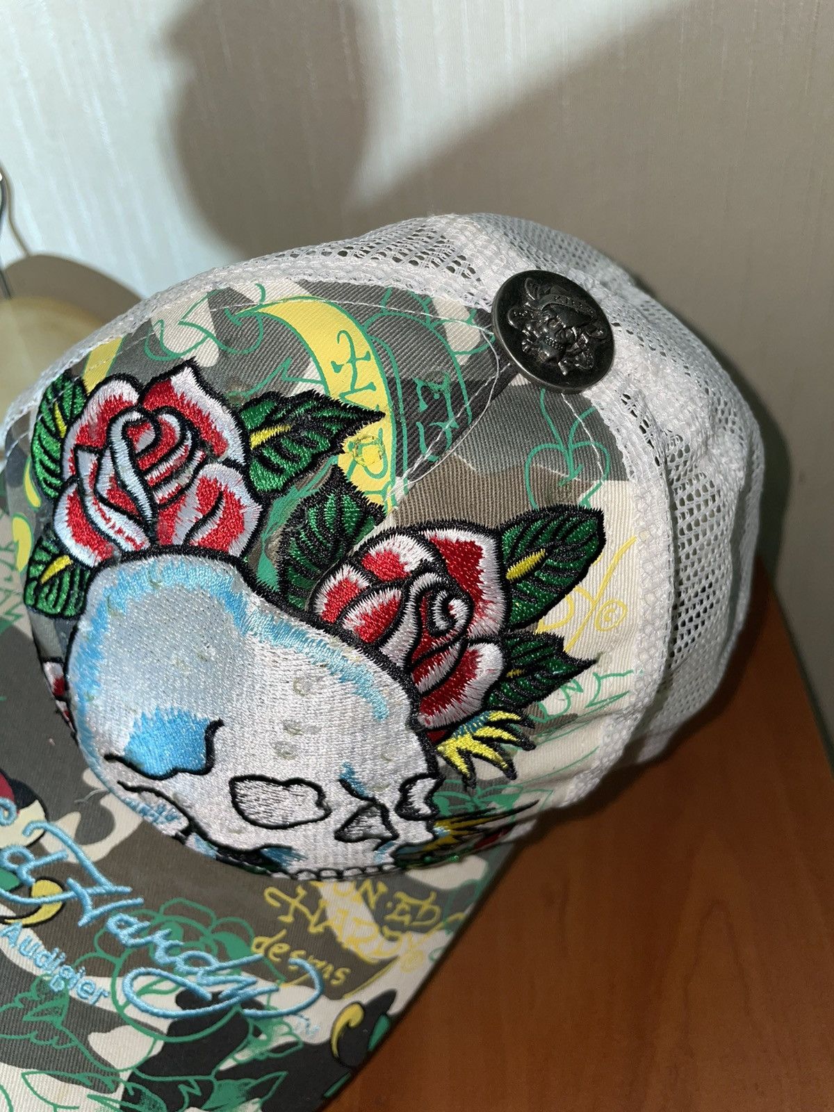 Ed Hardy × Japanese Brand × Vintage Ed hardy vintage Japanese cap 90s Size ONE SIZE - 5 Thumbnail