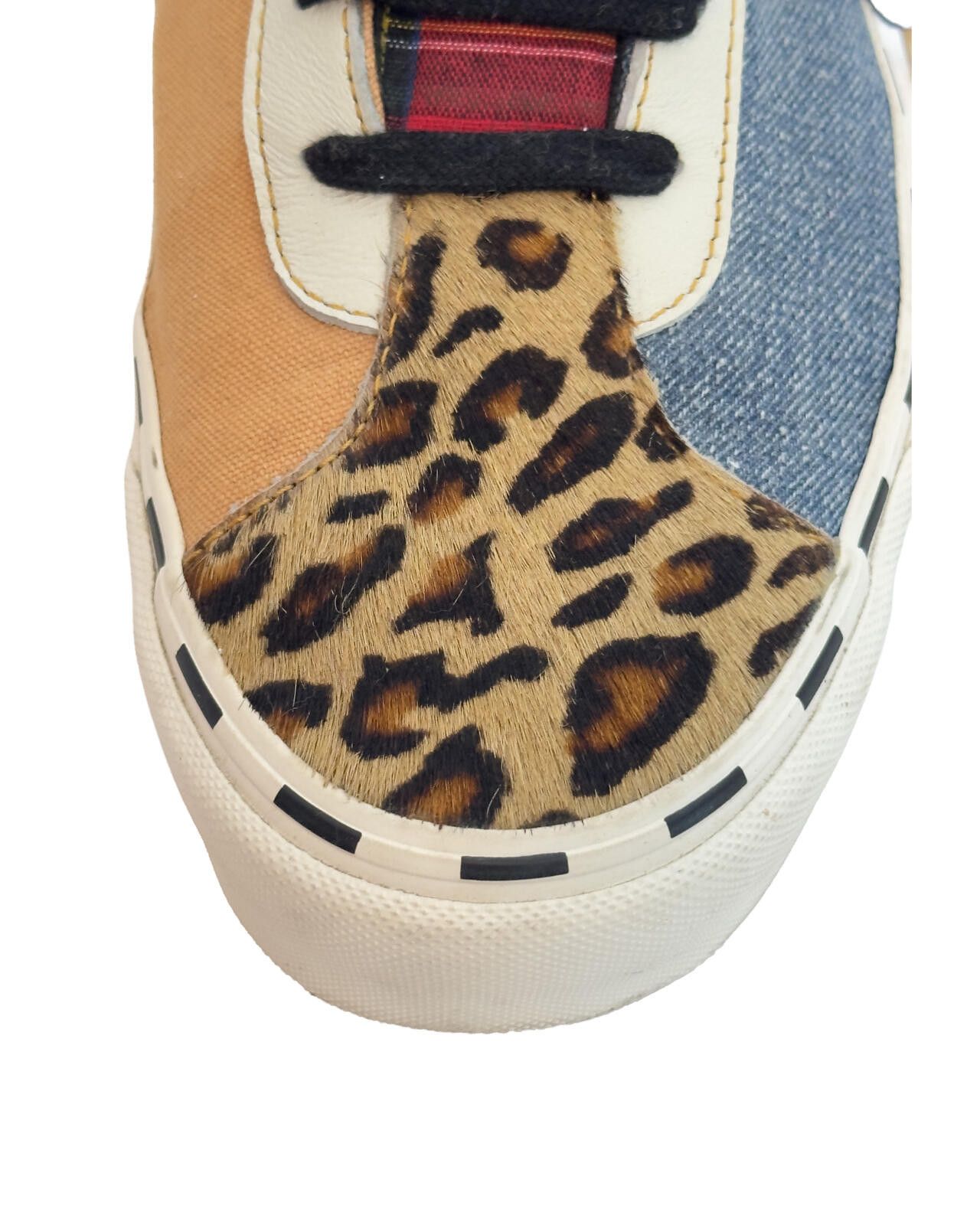 Vans Vans Bold Ni Bender Leopard Denim Plaid Sneakers Sz 12 Size ONE SIZE - 10 Thumbnail