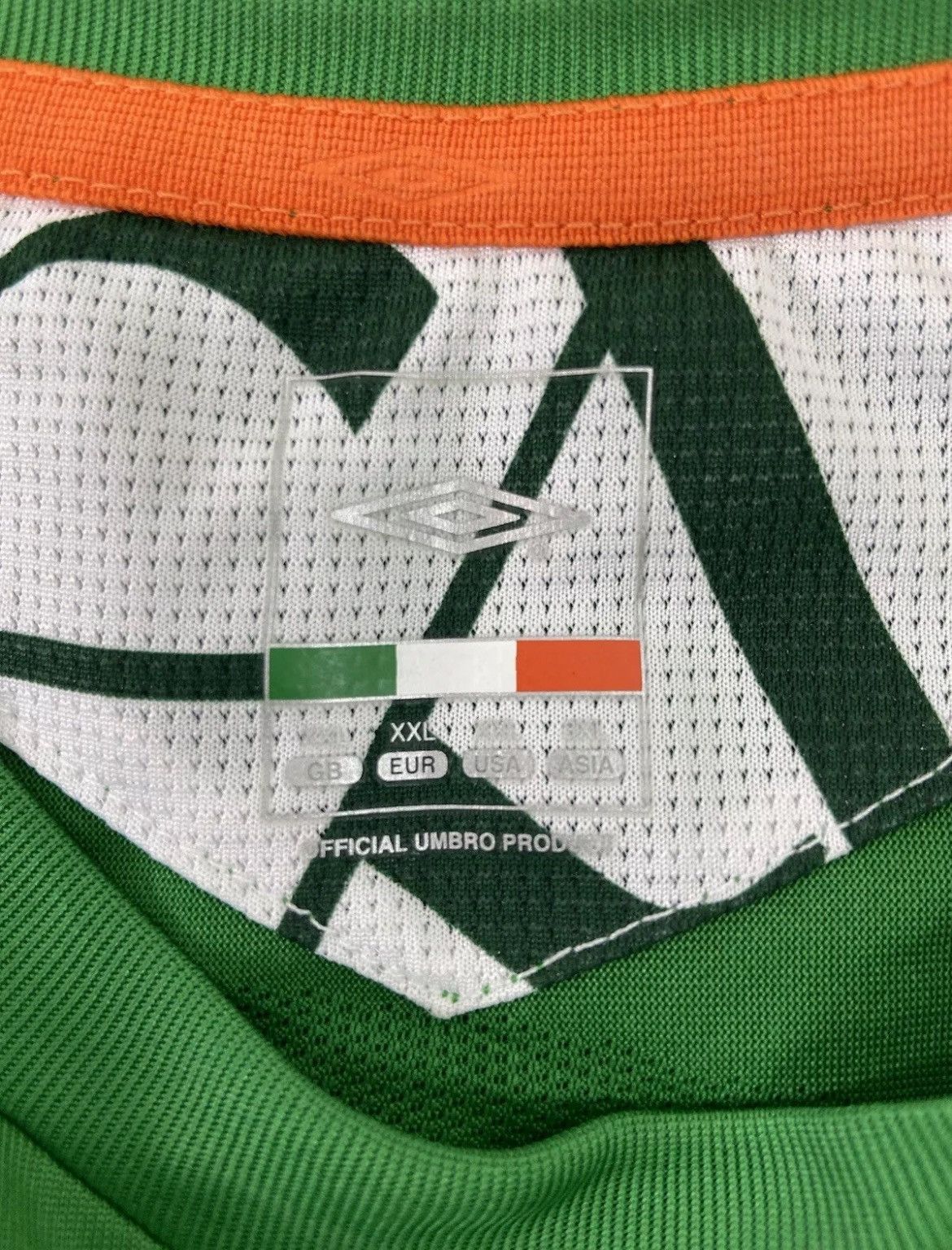 Umbro × Vintage Ireland Football Team 2008/10 Home Jersey Umbro Size 2XL Size US XXL / EU 58 / 5 - 9 Thumbnail