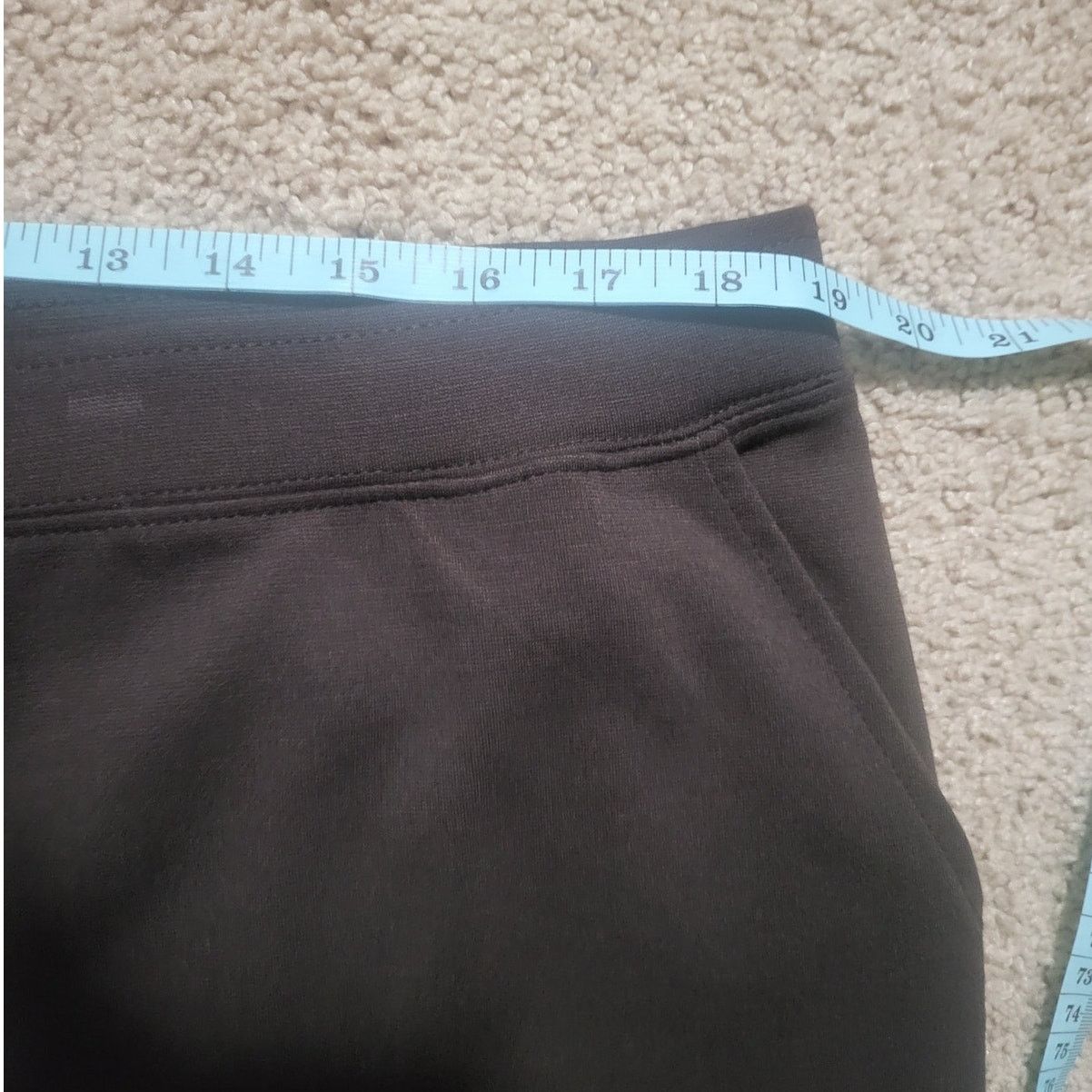Chicos Weekend's By Chico's Brown Lounge Pants - 3 Regular (XL/16) Size 38" / US 16 / IT 52 - 4 Thumbnail