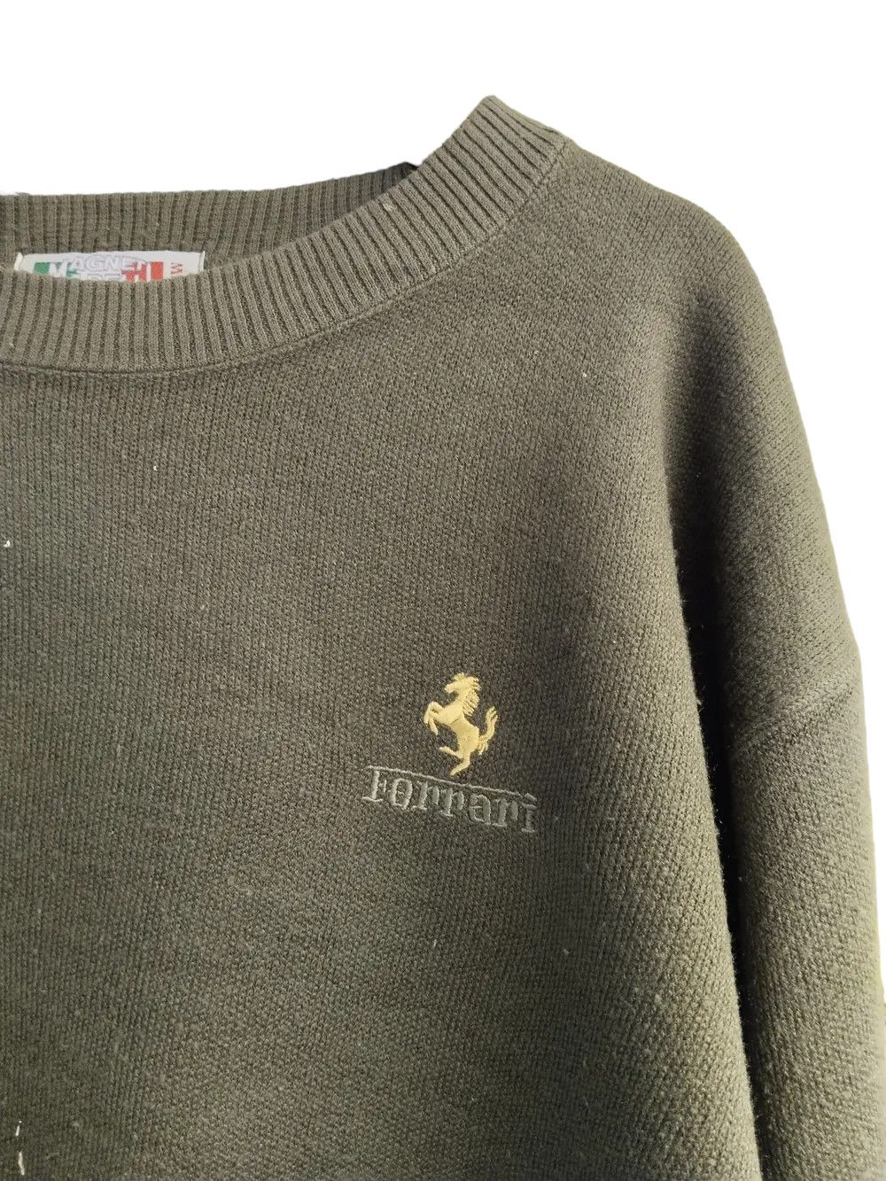 Ferrari Magnetti Marelli Ferrari Sweater Green Size US M / EU 48-50 / 2 - 2 Thumbnail