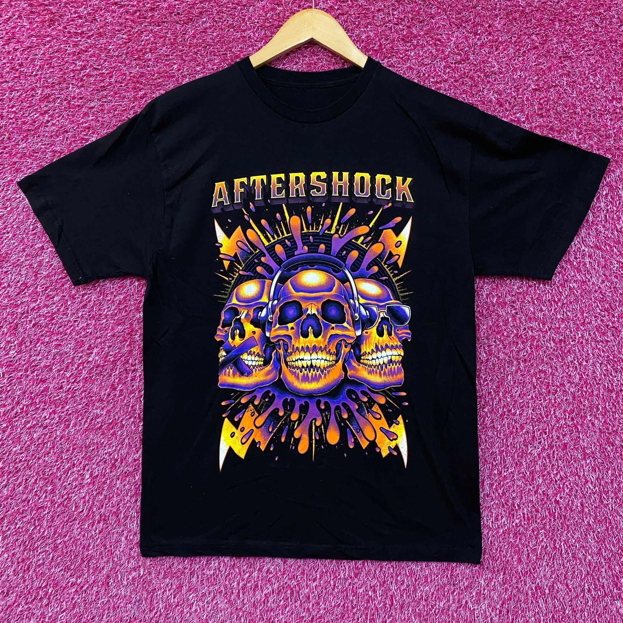 Band Tees Aftershock 2021 Tour Music Festival Rock Metal T-Shirt Large Size US L / EU 52-54 / 3 - 1 Thumbnail