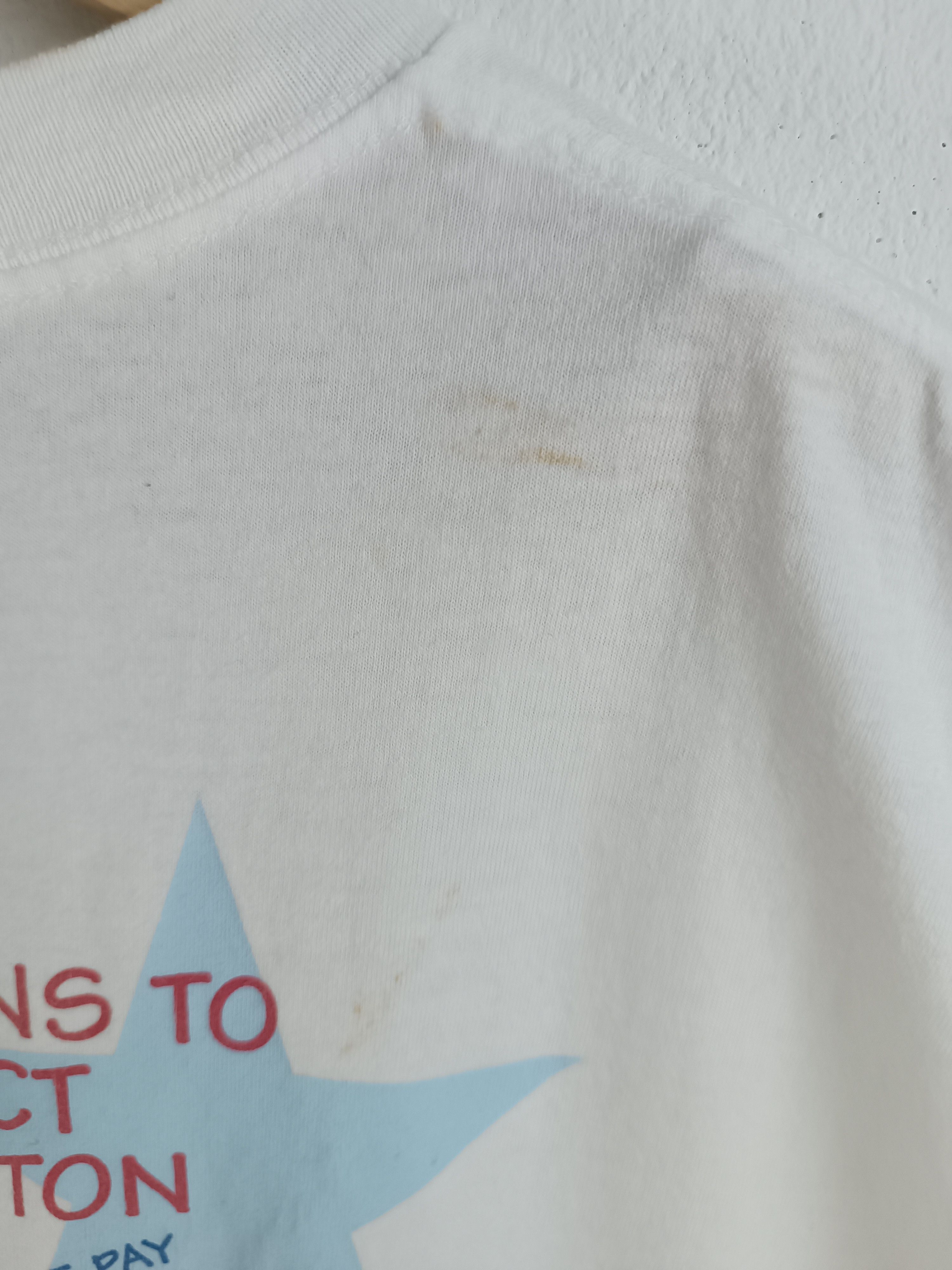 Vintage VINTAGE 90'S USA PRESIDENT ELECTION FUNNY TEE Size US XL / EU 56 / 4 - 14 Thumbnail