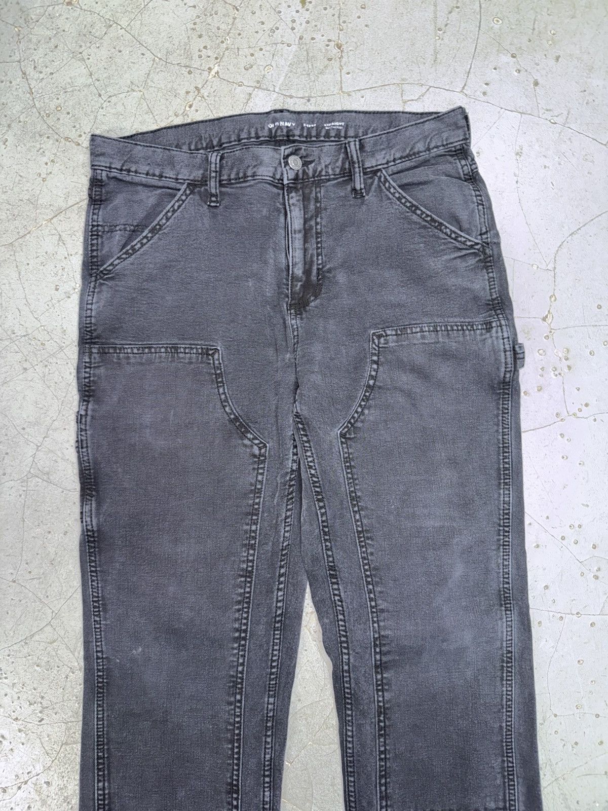 Old Navy Double Knee Vintage Style Old Navy Work Pants Size US 34 / EU 50 - 4 Thumbnail