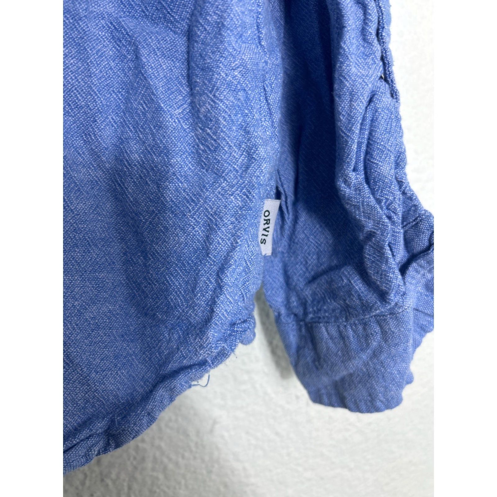 Orvis Orvis Women’s XL Blue Linen Rayon Long Sleeve Button-Up Shirt User: Orvis Women’s XL Blue Linen Rayon Long Sleeve Button-Up Shirt Size XL / US 12-14 / IT 48-50 - 7 Thumbnail
