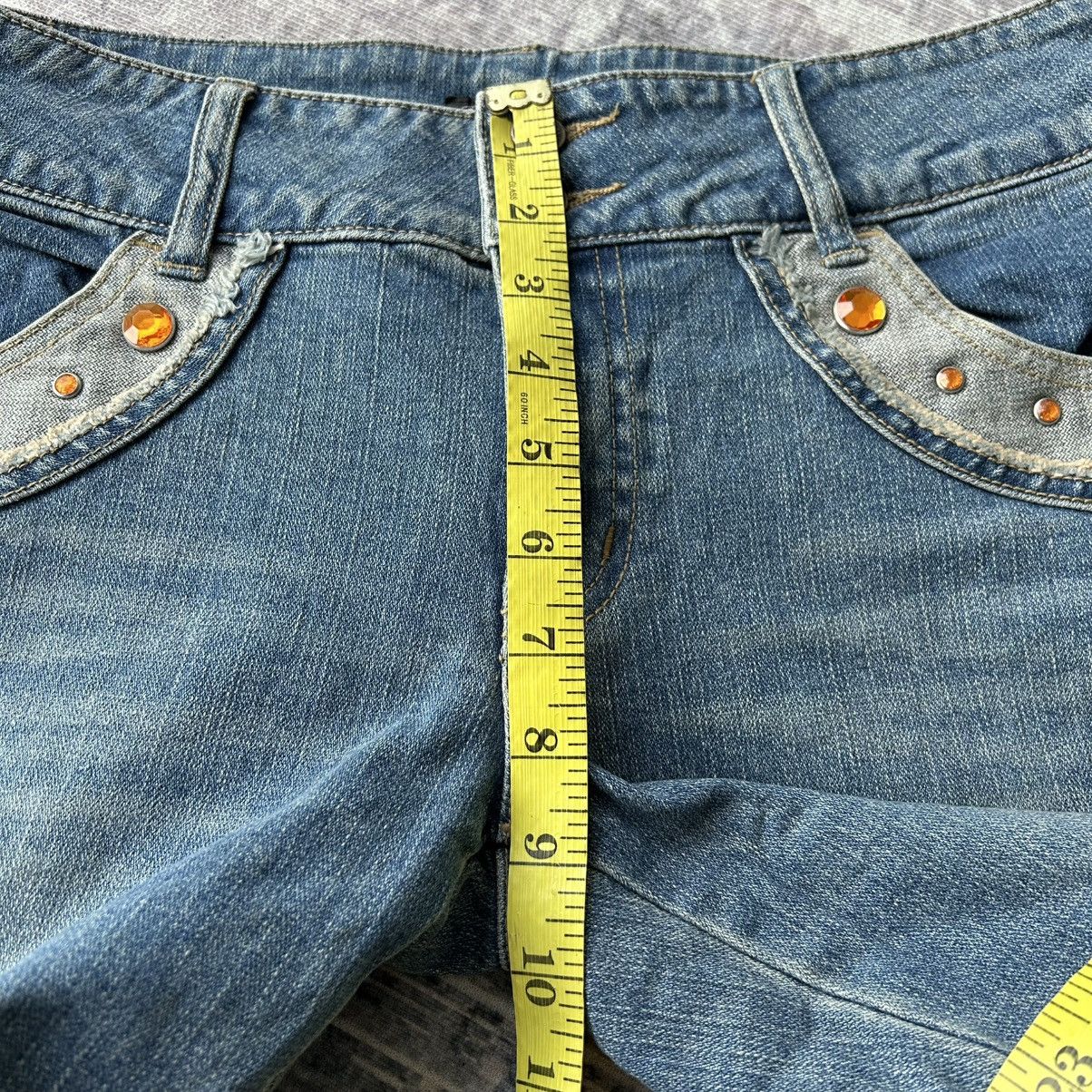 If Six Was Nine Y2k Flared Diamond Jeans Size US 30 / EU 46 - 18 Thumbnail