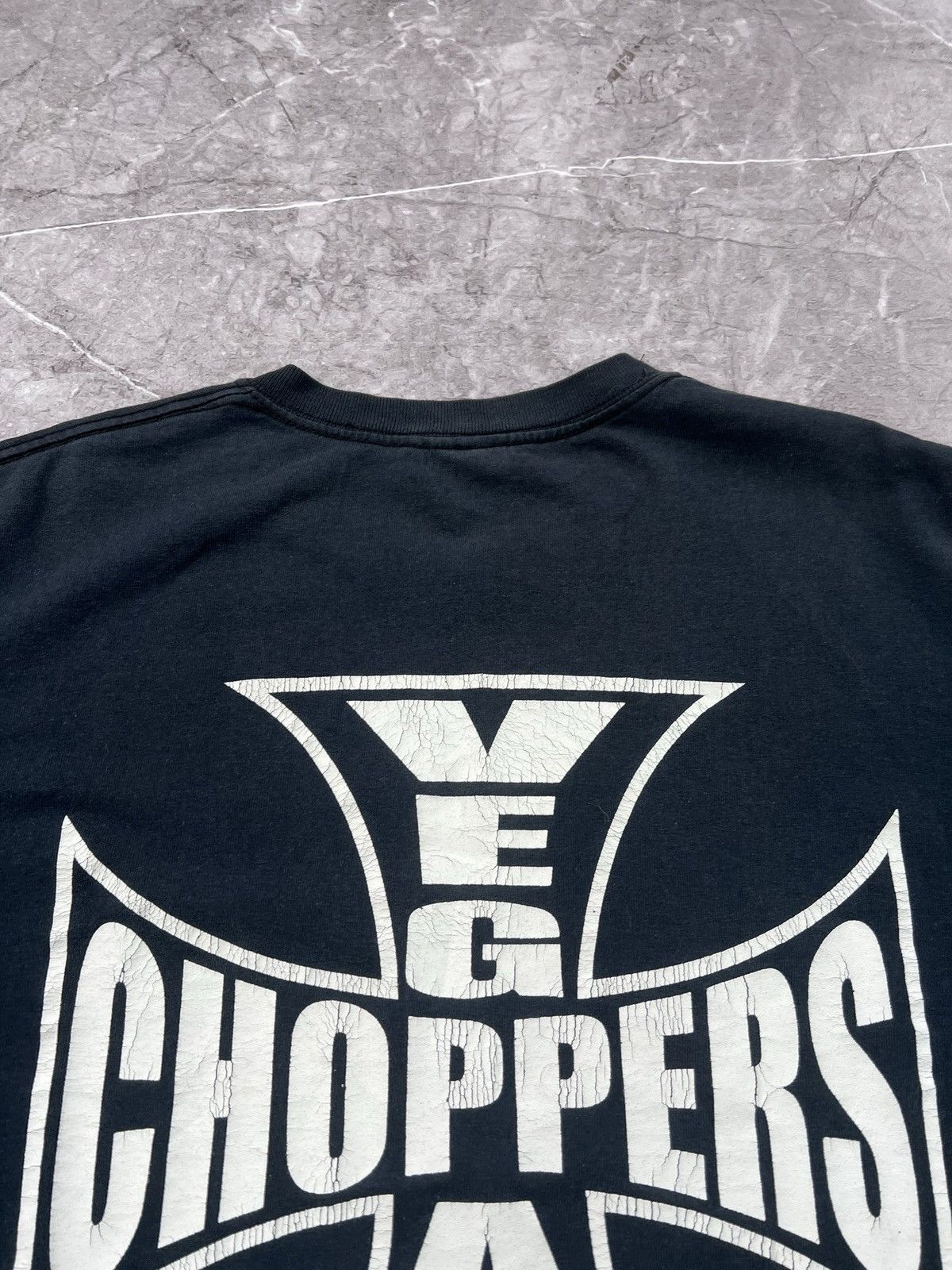 Vintage × West Coast Choppers VINTAGE WEST COAST CHOPPERS T SHIRT BIG LOGO WASHED Size US M / EU 48-50 / 2 - 6 Thumbnail
