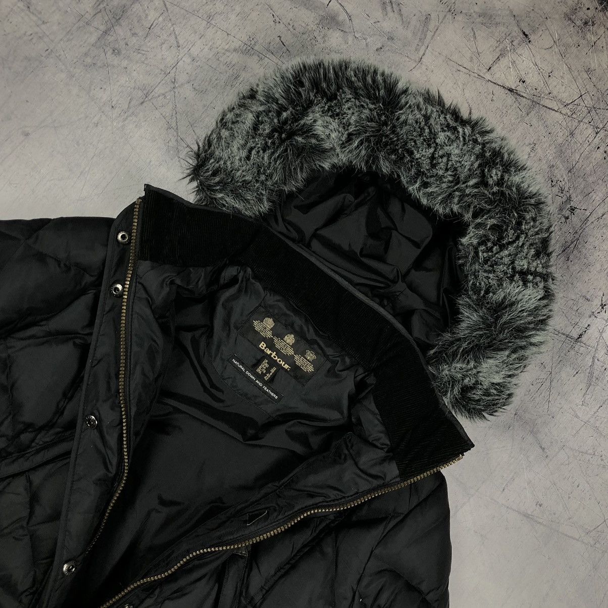 Barbour Vintage Barbour Bowfell Natural Down Quilted Parka hunter Size M / US 6-8 / IT 42-44 - 5 Thumbnail