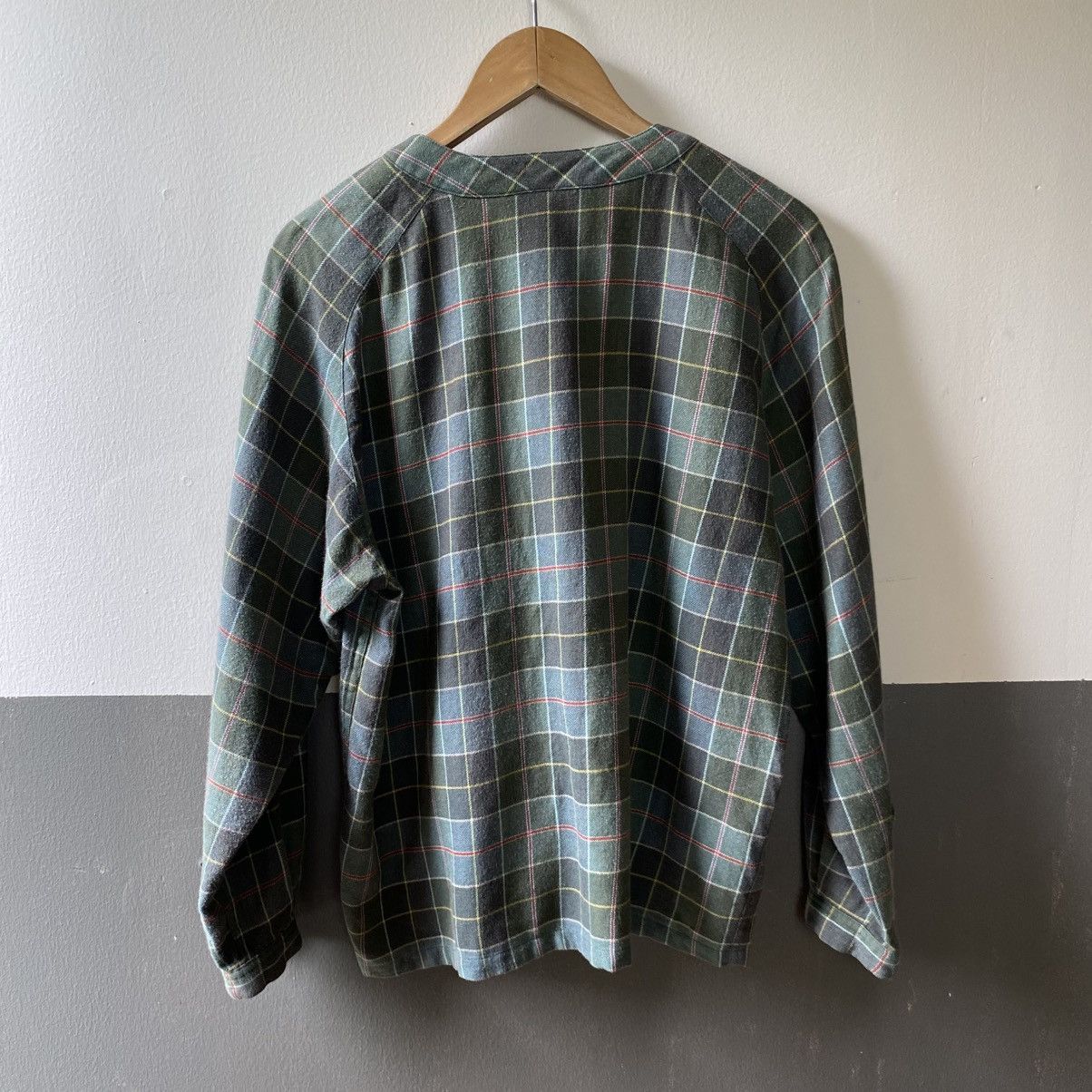 Dior Christian Dior Vintage Green Checkered Long Sleeve Shirt Size M / US 6-8 / IT 42-44 - 2 Thumbnail
