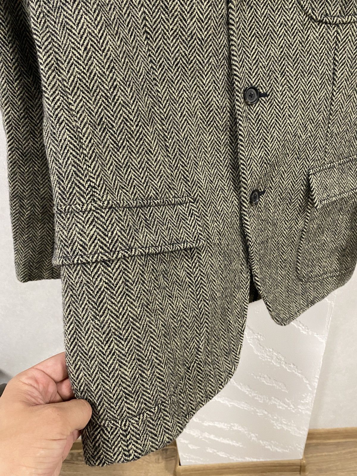 Polo Ralph Lauren Polo Ralph Lauren Rugby Herringbone Tweed Luxury Blazer 48R Size 48R - 6 Thumbnail