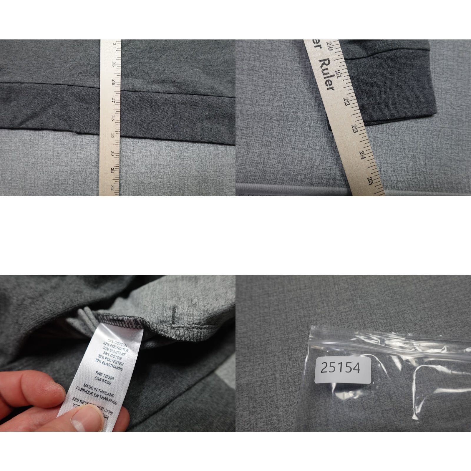 TravisMathew Travis Mathew Quater Zip Mens Large Gray Sweater Pullover Golf Performance Wave Size US L / EU 52-54 / 3 - 8 Thumbnail
