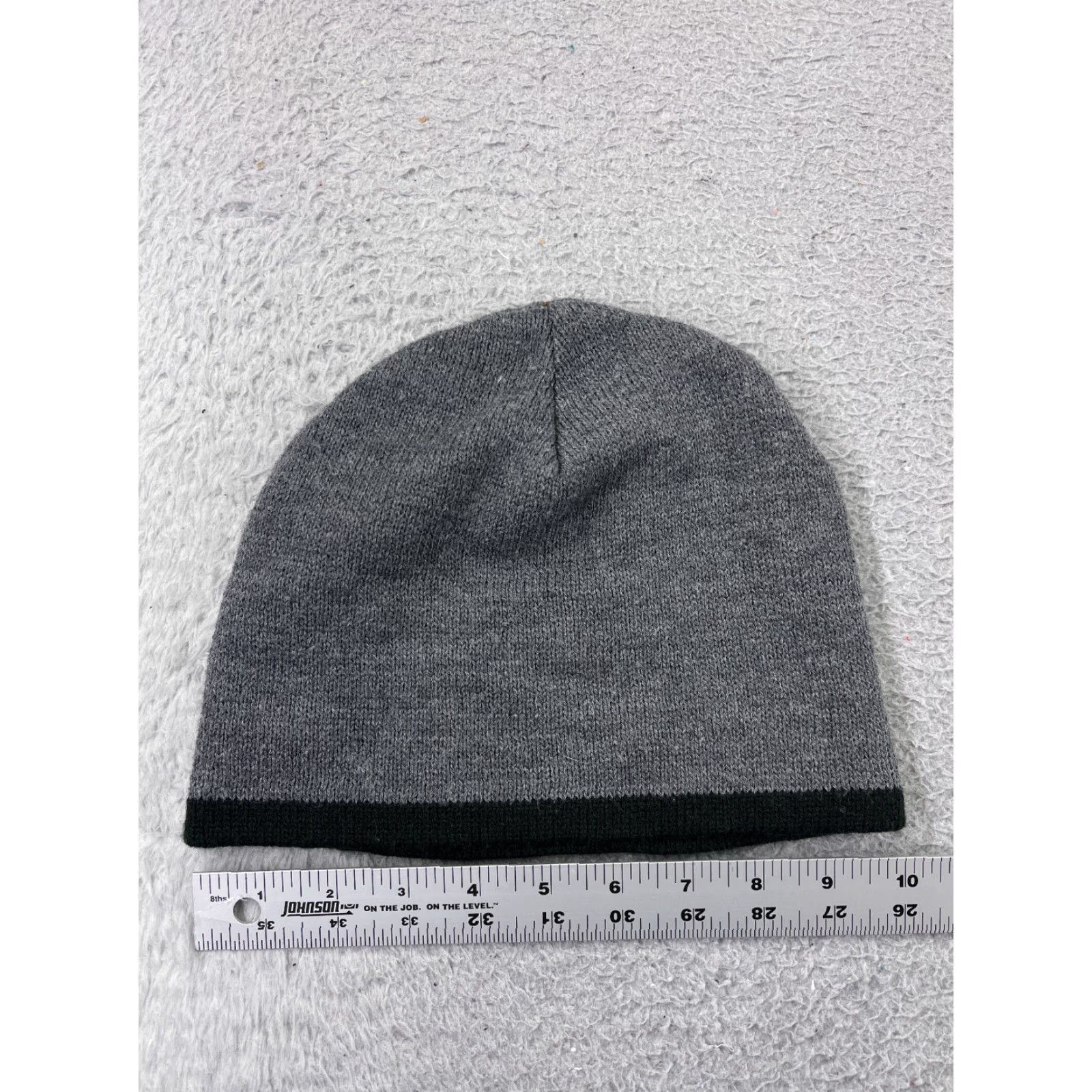 Port & Company Port & Co. Beanie Adult One Size Gray Knit Embroidered 100% Acrylic Pumas Size ONE SIZE - 3 Thumbnail