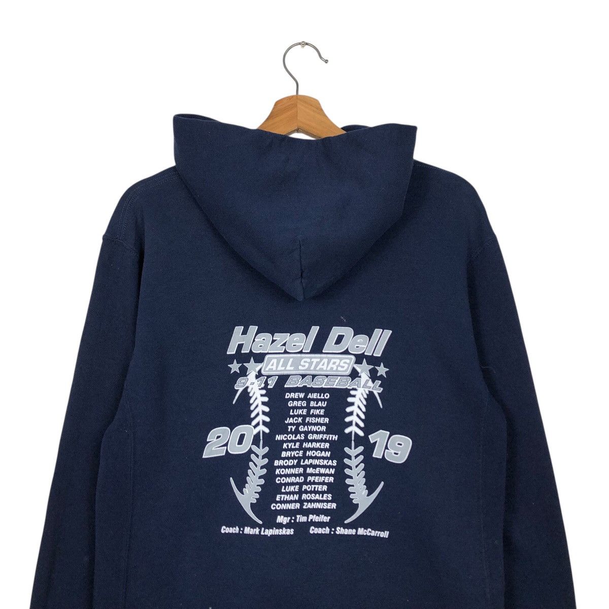 Russell Athletic × Vintage 📌Vintage Hoodie Pull Over Russell Athletic Big Logo Design Size US XL / EU 56 / 4 - 10 Thumbnail