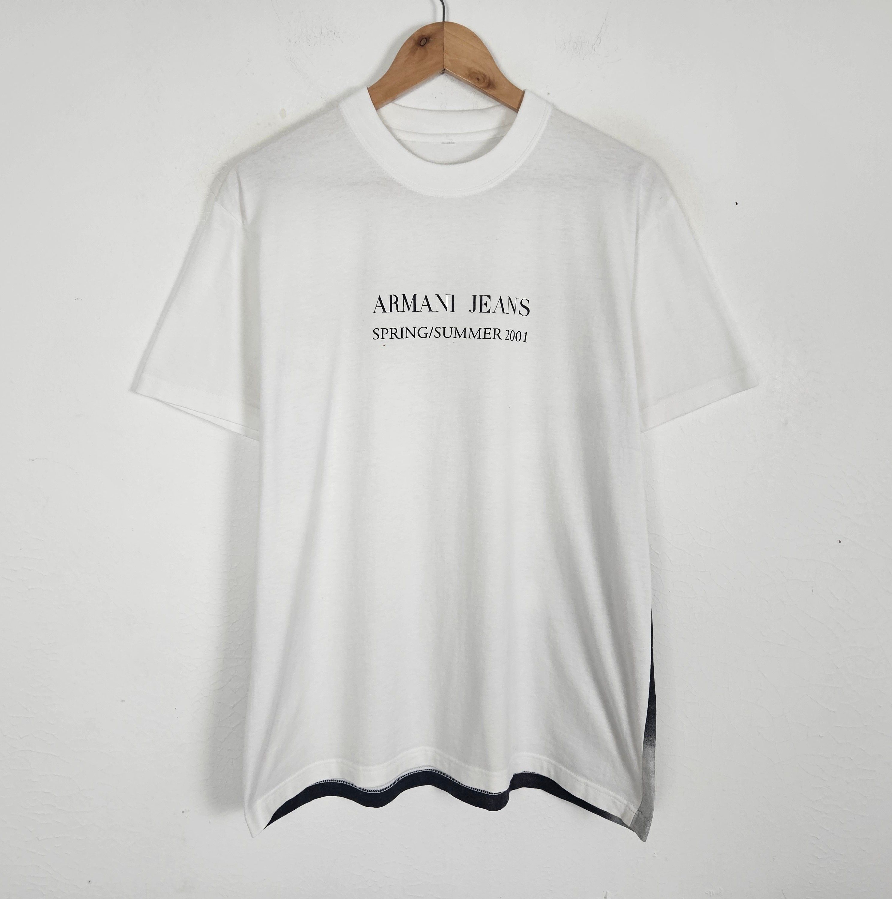 Armani Vintage Armani Jeans Spring Summer Bruce Weber photo tee Size US L / EU 52-54 / 3 - 3 Thumbnail