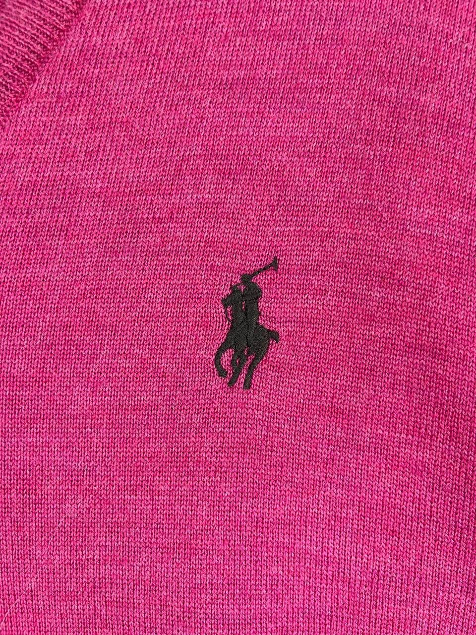 Polo Ralph Lauren Polo Golf Ralph Lauren V Neck Sweater Pink Jumper Size L Size US L / EU 52-54 / 3 - 3 Thumbnail