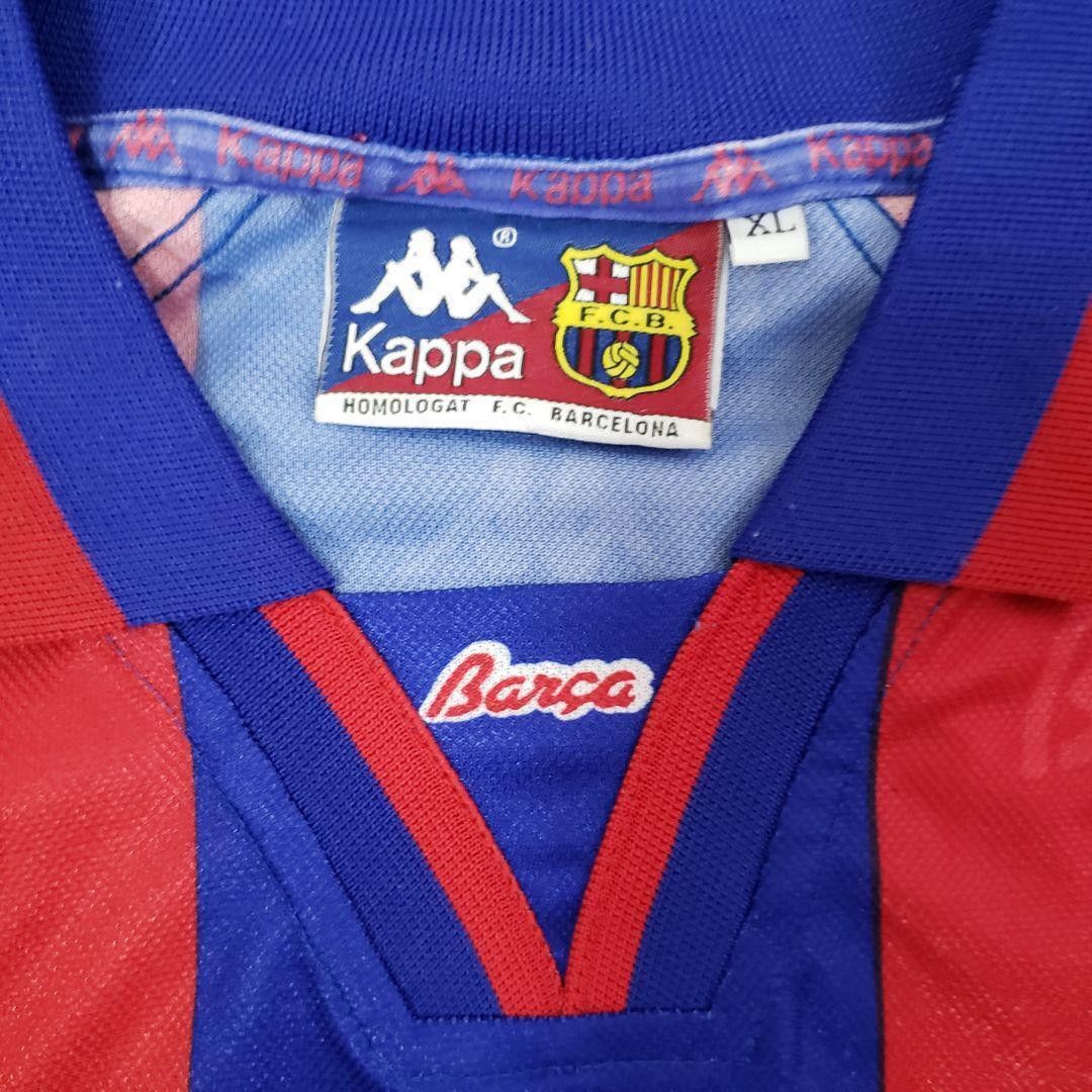 Kappa Fc Barcelona 1995 1996 1997 Home Shirt Jersey fcb barca Size US XL / EU 56 / 4 - 5 Thumbnail