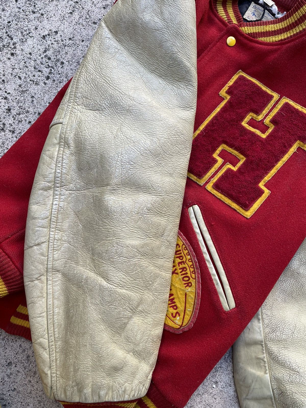 Vintage Vintage 80s letterman jacket Size US L / EU 52-54 / 3 - 7 Thumbnail