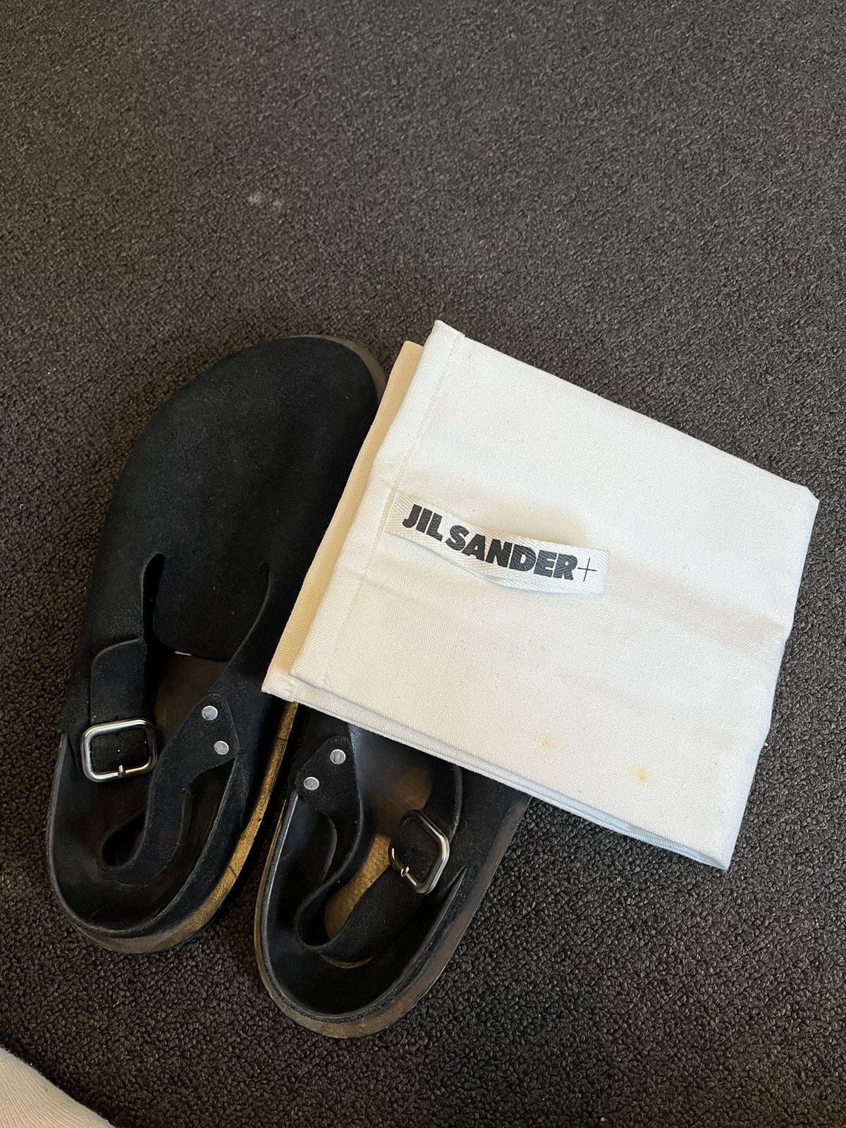 Birkenstock × Jil Sander Jil Sander + Birkenstock Berlin Suede Mule Size US 12 / EU 45 - 5 Thumbnail