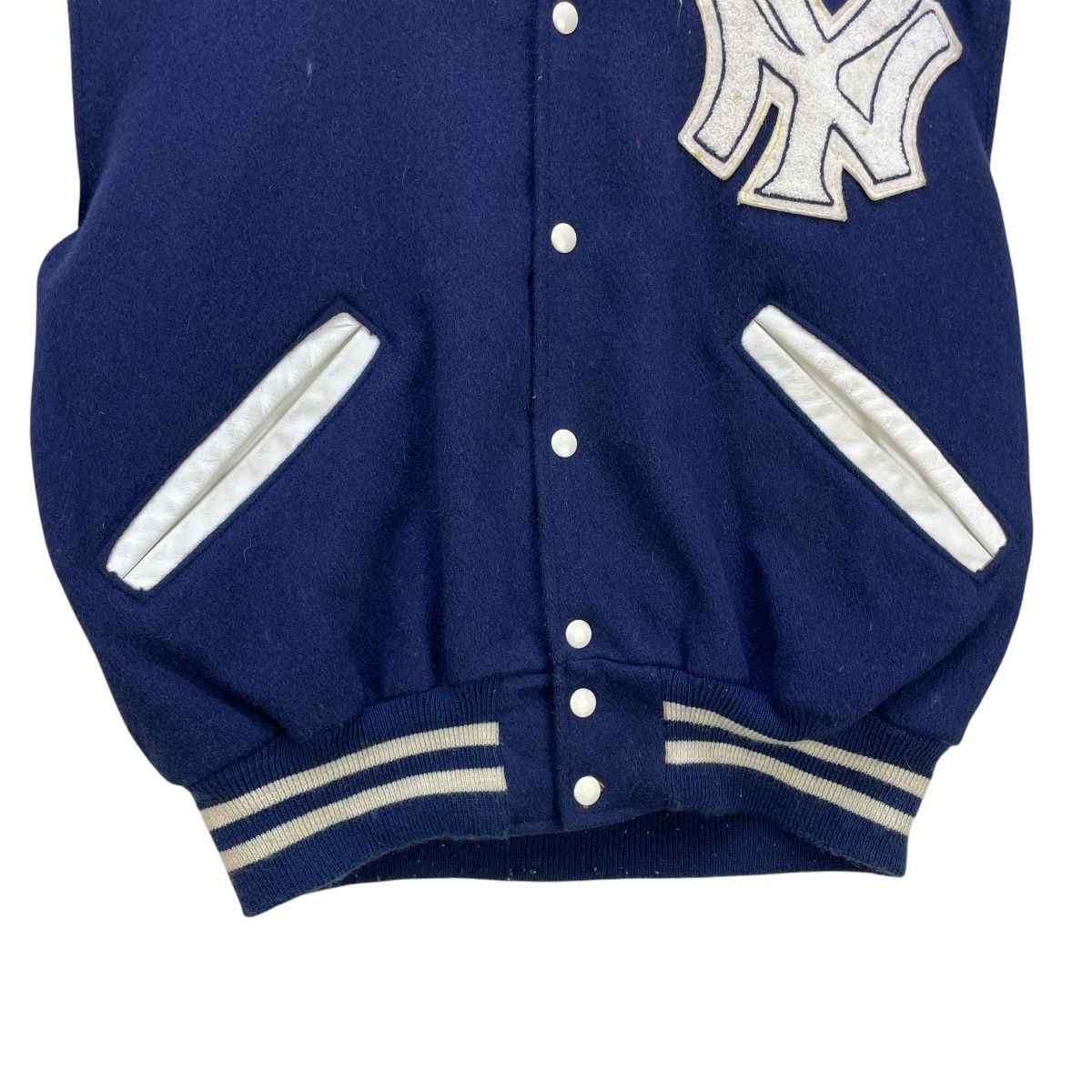 Delong × MLB × Starter 💥Vintage Delong Mlb New York Yankees Varsity Letterman Size US M / EU 48-50 / 2 - 6 Thumbnail