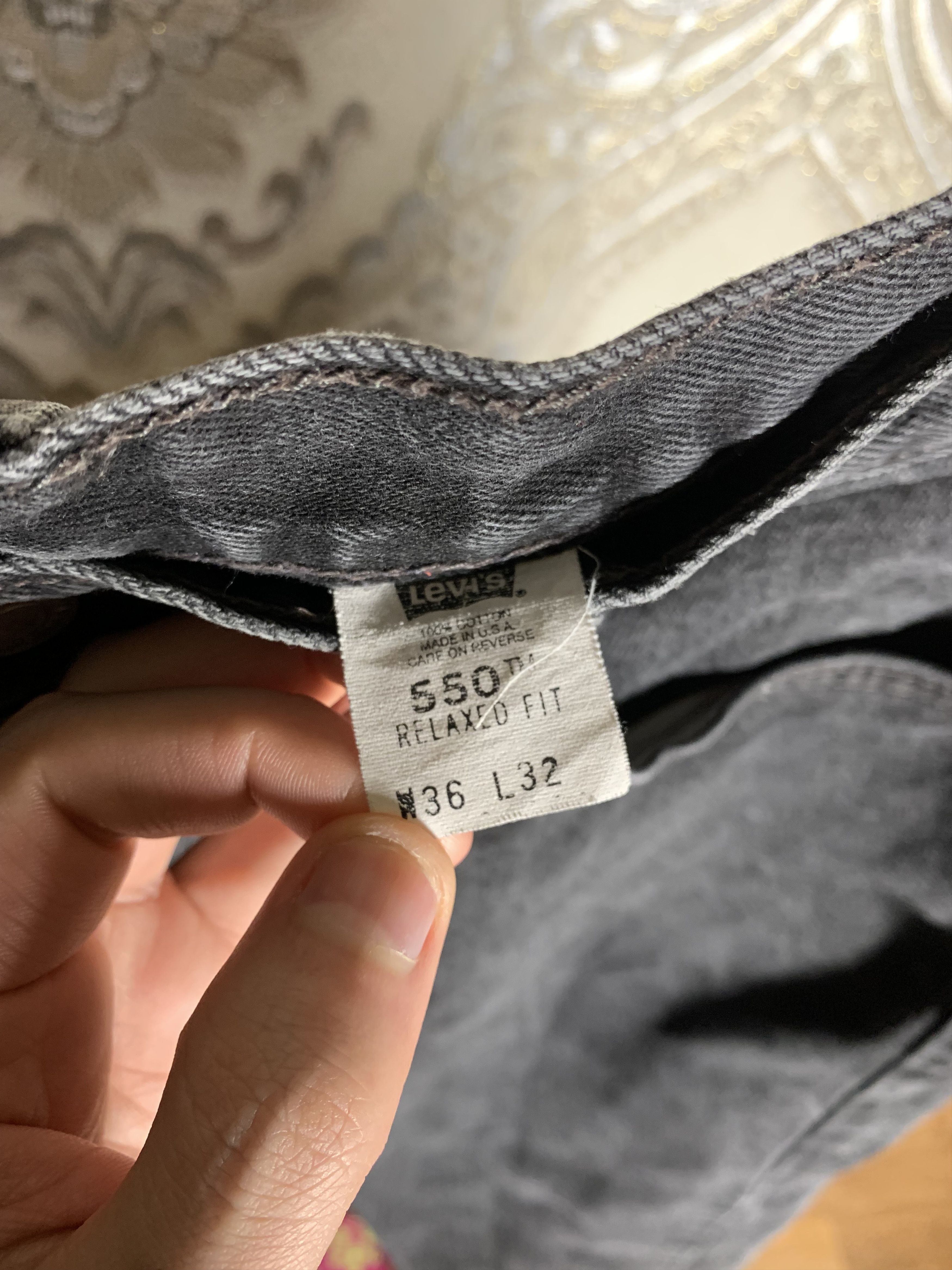 Levi's Vintage Clothing VINTAGE LEVIS 550 MADE IN USA RETRO DENIM JEANS DESIGNER 90s Size US 36 / EU 52 - 4 Thumbnail