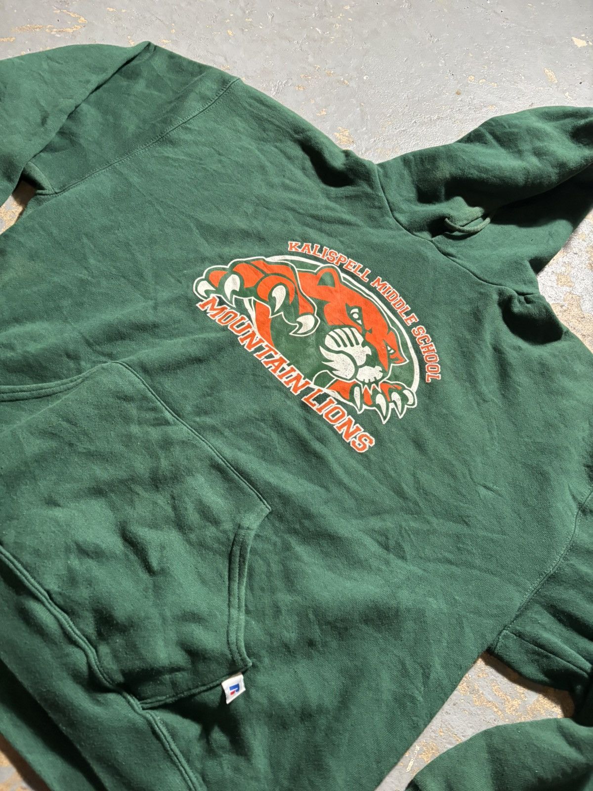 Russell Athletic × Vintage Mount lions greenRussell athletic hoodie sweatshirt Size US M / EU 48-50 / 2 - 1 Thumbnail