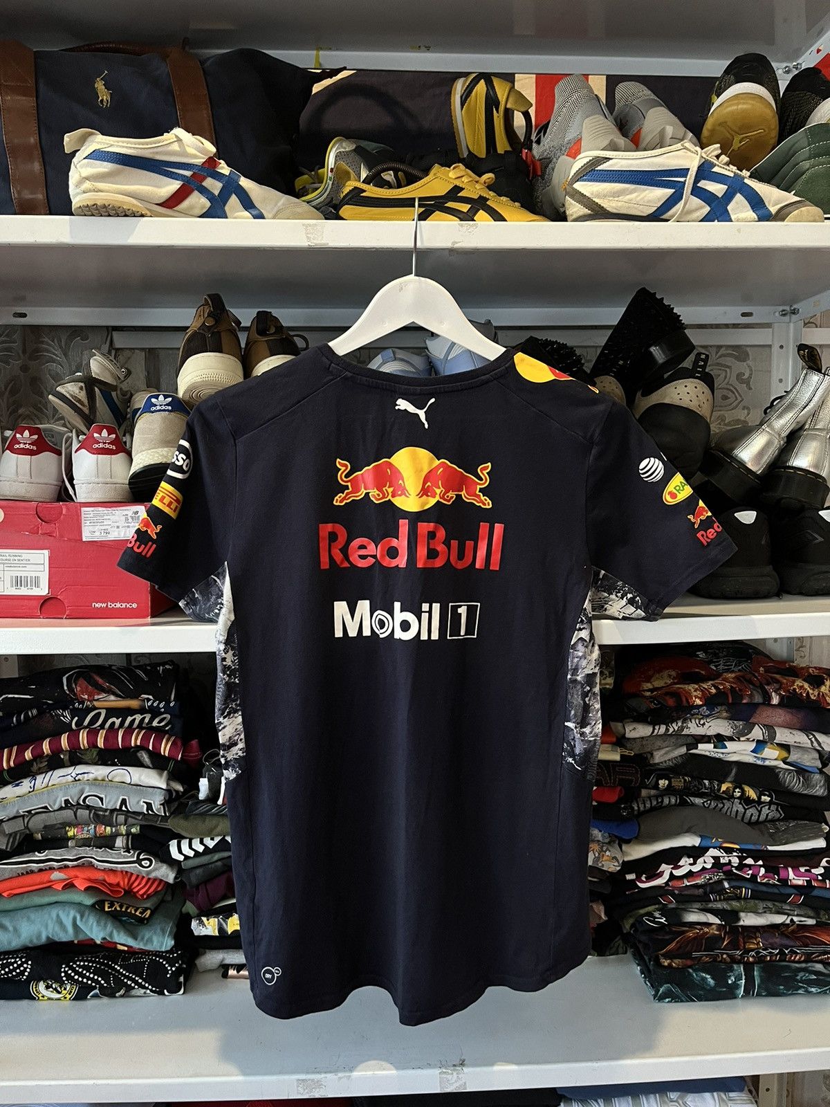 Puma × Red Bull Vintage Puma Red Bull Infiniti F1 Racing Polo T-Shirt Y2K Size XL / US 12-14 / IT 48-50 - 3 Thumbnail