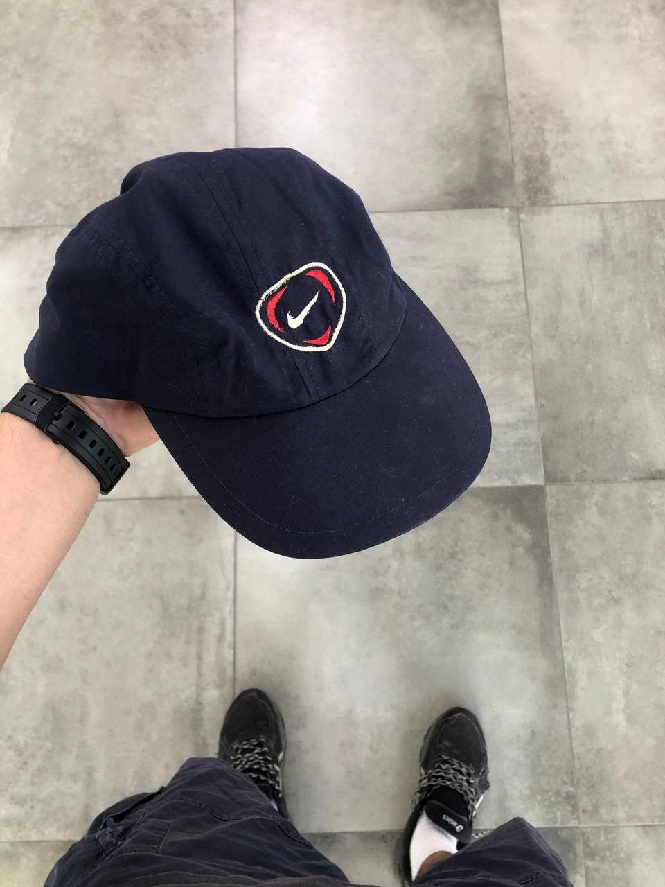 Nike VINTAGE NIKE RETRO CAP DRILL SWOOSH JAPAN STYLE Y2K 90s SK8 Size ONE SIZE - 1 Thumbnail