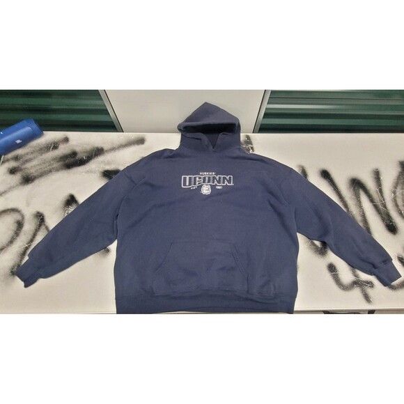Lee Vtg UCONN Lee Sport Hoodie Connecticut Huskies Size US XXL / EU 58 / 5 - 3 Thumbnail