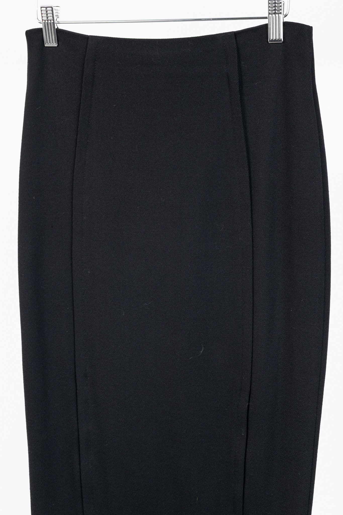 Annette Gortz Annette Gortz AW/13 Kami Black Wool-Twill Midi Pencil Skirt Size 28" / US 6 / IT 42 - 3 Thumbnail