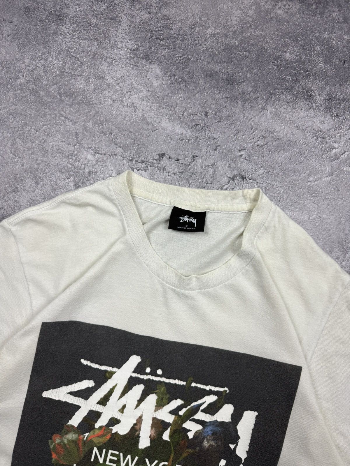 Stussy Stussy World Tour Flowers Big Logo Y2K T-Shirt Rare Size US S / EU 44-46 / 1 - 9 Thumbnail