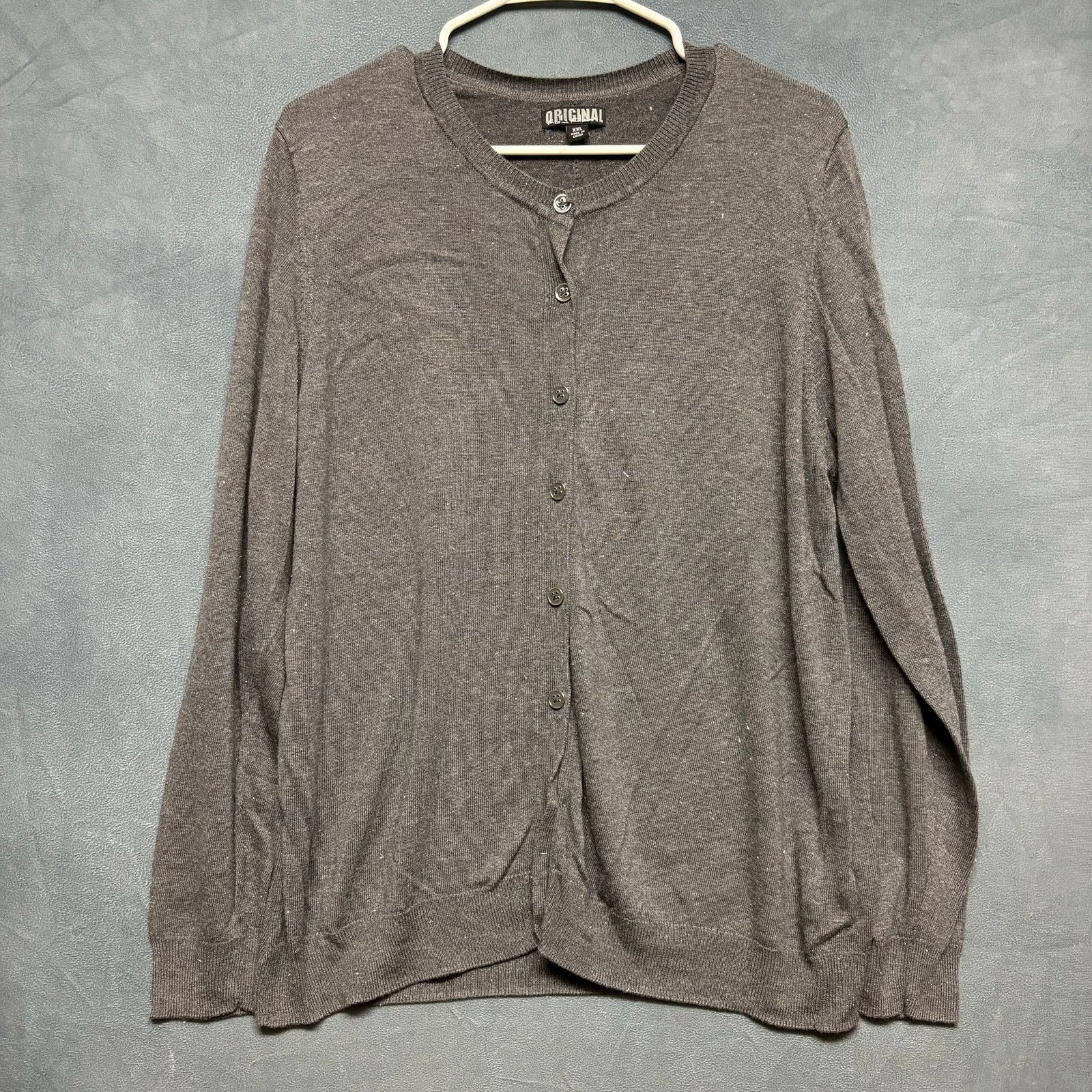 Nicole Miller Nicole Miller Plus Size Butto Cardigan Womens XXL Metallized Size XXL / US 16-18 / IT 52-54 - 1 Thumbnail