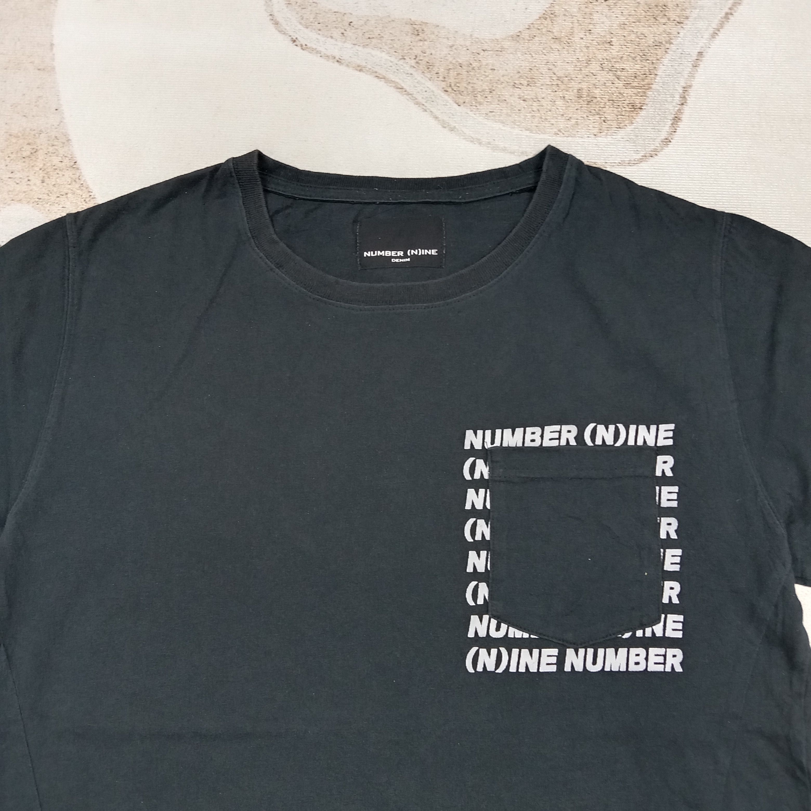 Number (N)ine Number Nine Denim Japanese Brand Pocket Tshirt C285N24 Size US M / EU 48-50 / 2 - 2 Thumbnail