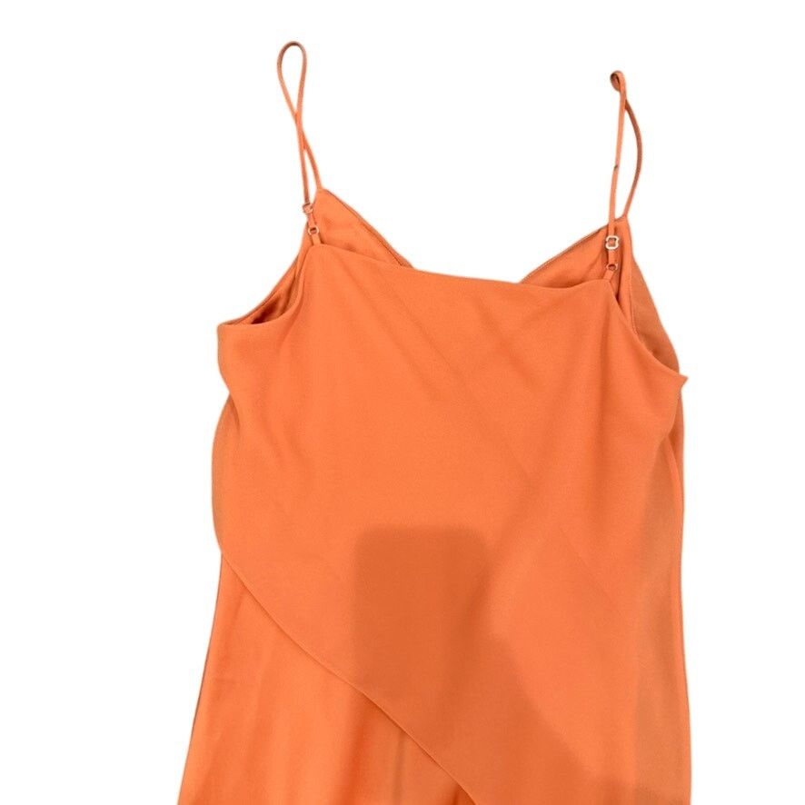 Jonathan Saunders Saunders x RTR Chiffon Overlay Dress in Orange, Size US 4 Size S / US 4 / IT 40 - 9 Thumbnail