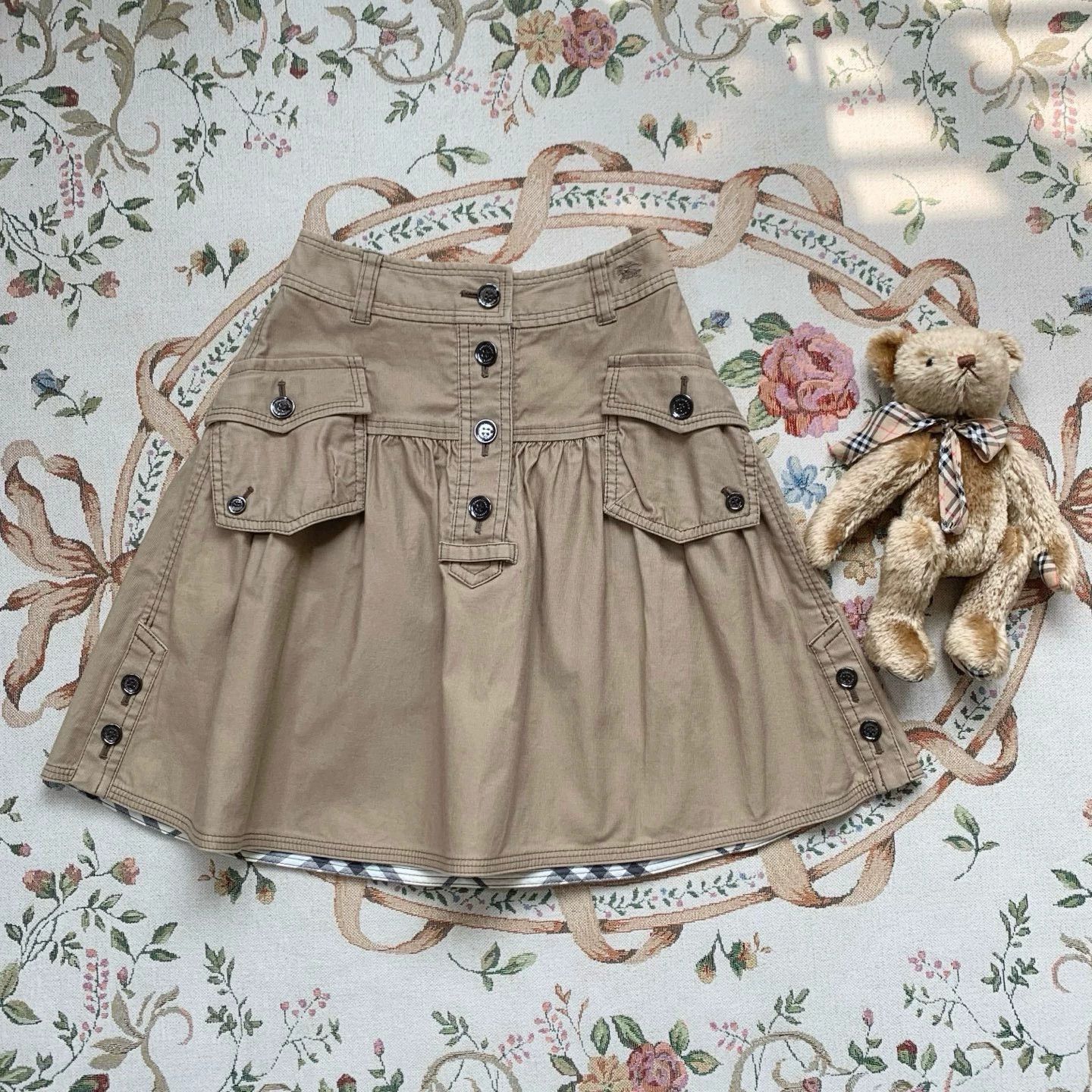Burberry Vintage Cotton Mini Skirt - dmc