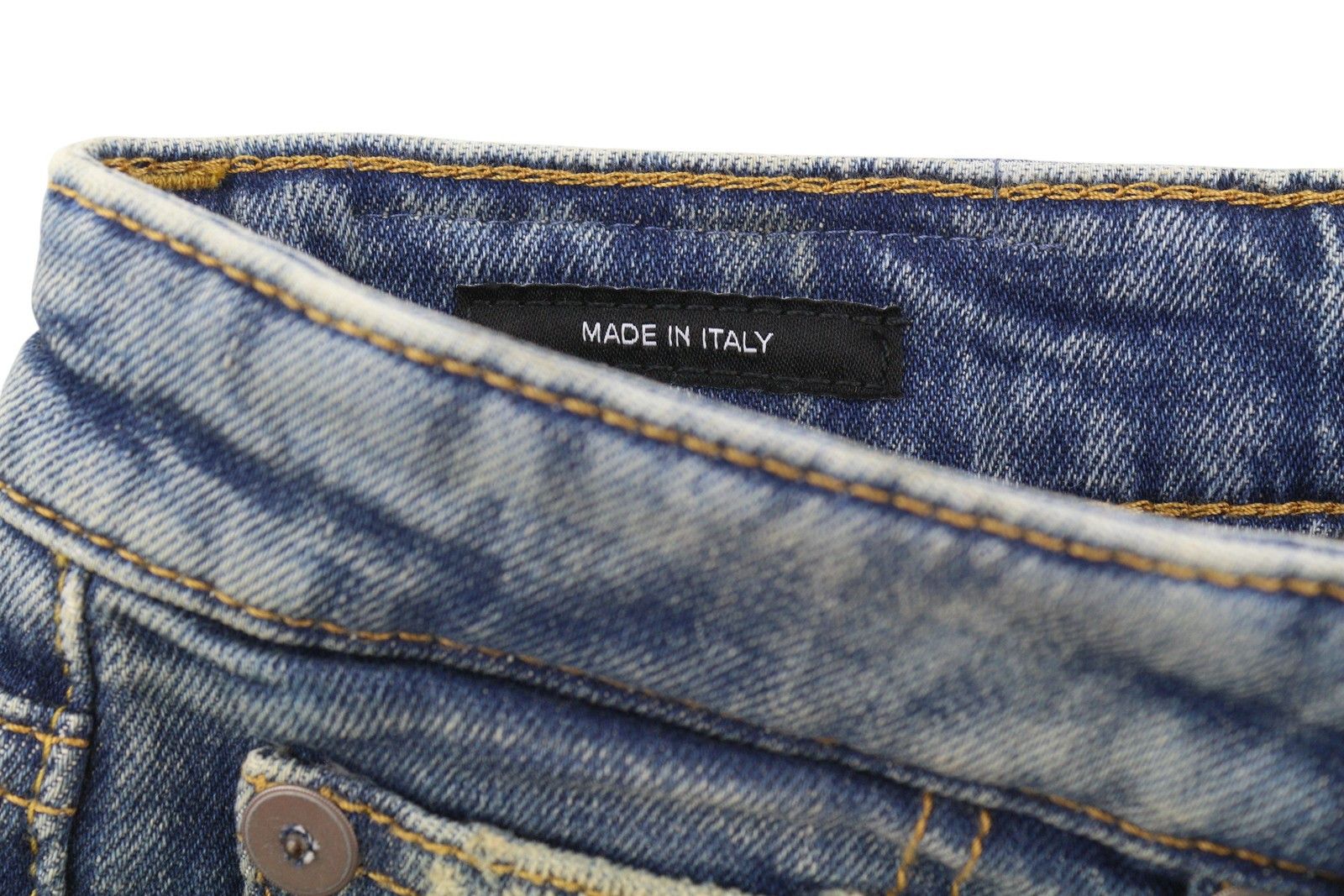 R13 KICK FIT 25 Kelly Stretch Washed Faded Ankle Cropped 86333 Size 25" / US 0 / IT 36 - 7 Thumbnail