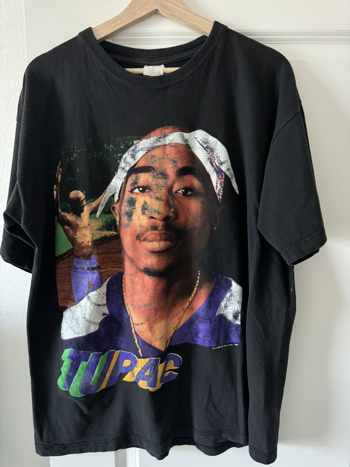 Rap Tees Vintage 90’s 2Pac keep ya head up rap tee Sz xl Size US XL / EU 56 / 4 - 1 Thumbnail