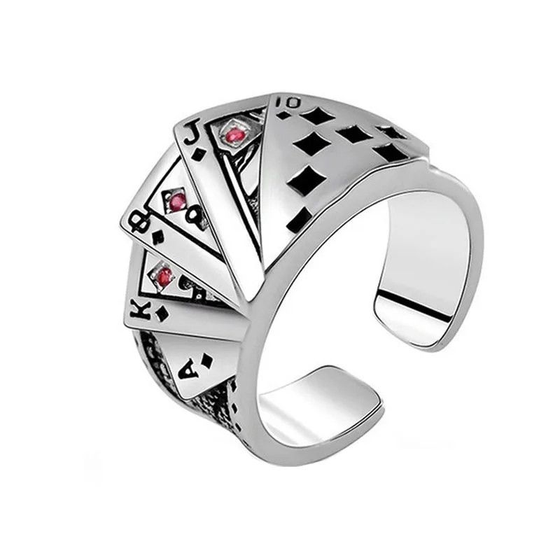 Jewelry × Vintage Vintage Cards Ring Size ONE SIZE - 1 Thumbnail