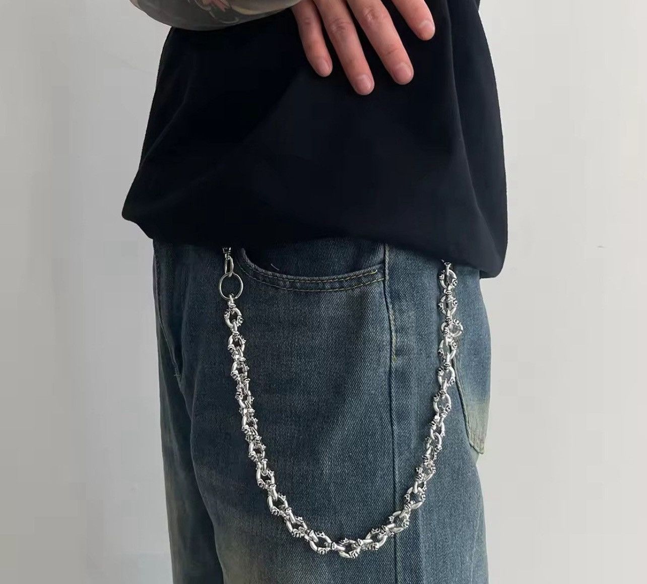 Japanese Brand Skull Long wallet chain Size ONE SIZE - 1 Thumbnail