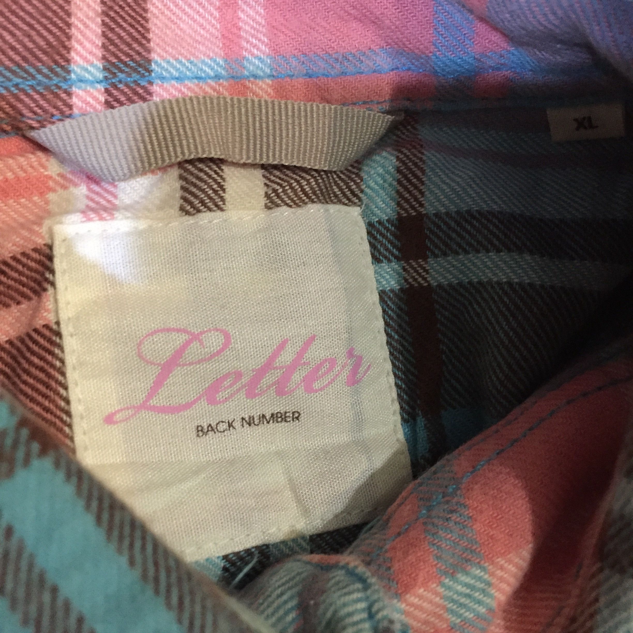 Handmade Letter Chinese Cheongsam Boxy Shirt Flannel Reworked Size S / US 4 / IT 40 - 3 Thumbnail