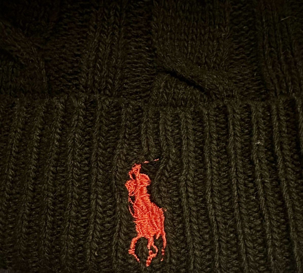 Polo Ralph Lauren × Ralph Lauren Ralph Lauren Cable Knit Beanie Size ONE SIZE - 3 Thumbnail