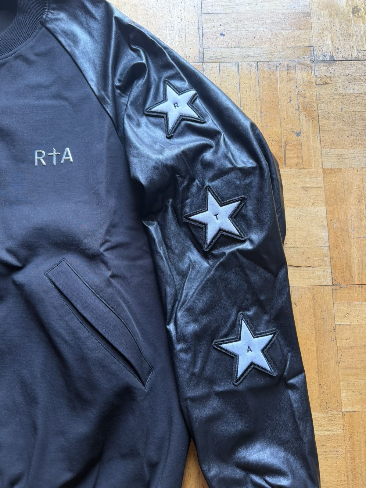 Rta RTA LEATHER SLEEVE JACKET Size US M / EU 48-50 / 2 - 2 Thumbnail