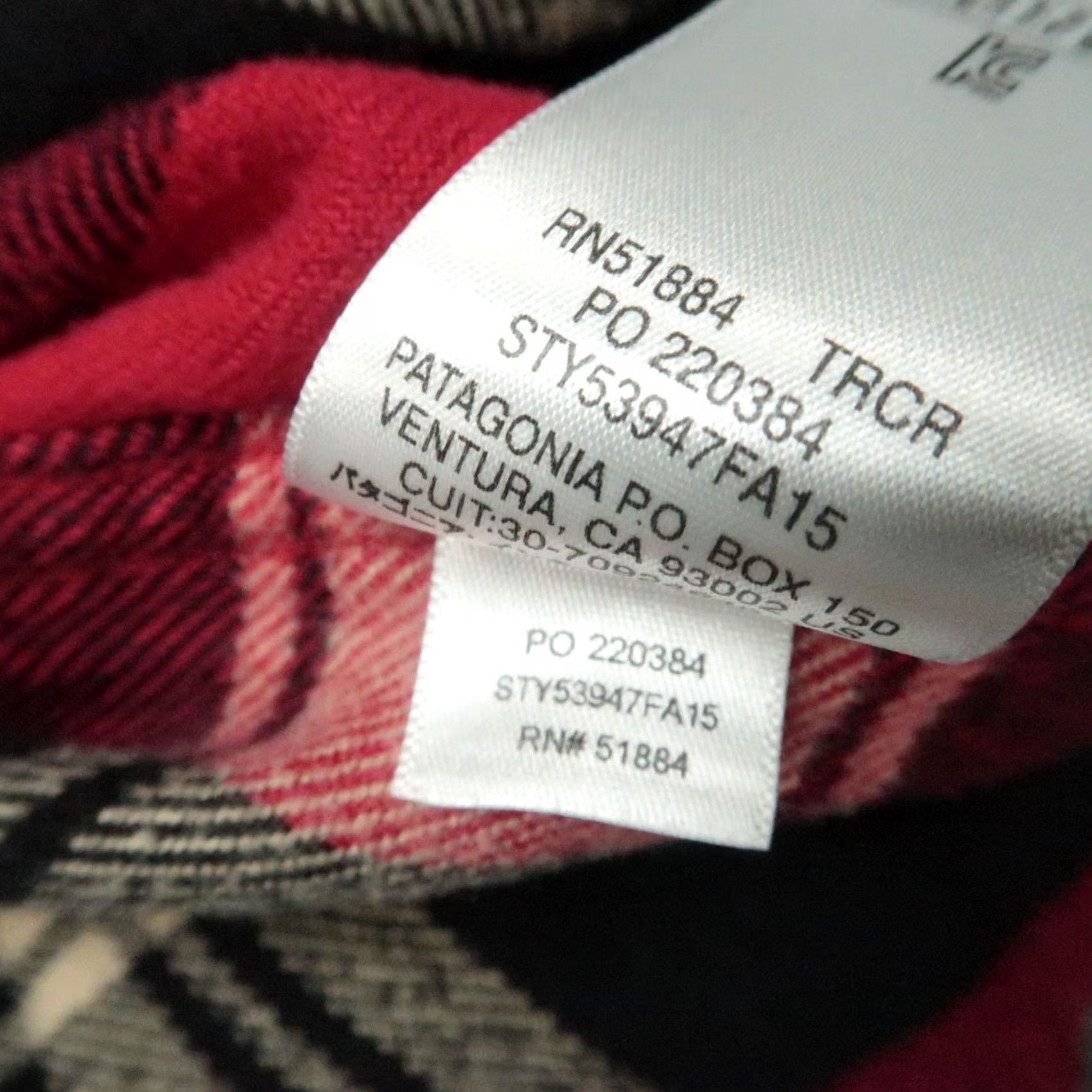Patagonia Patagonia Shirt Mens L Red Plaid Long Sleeve Fjord Flannel Button Up Organic Size US L / EU 52-54 / 3 - 5 Thumbnail