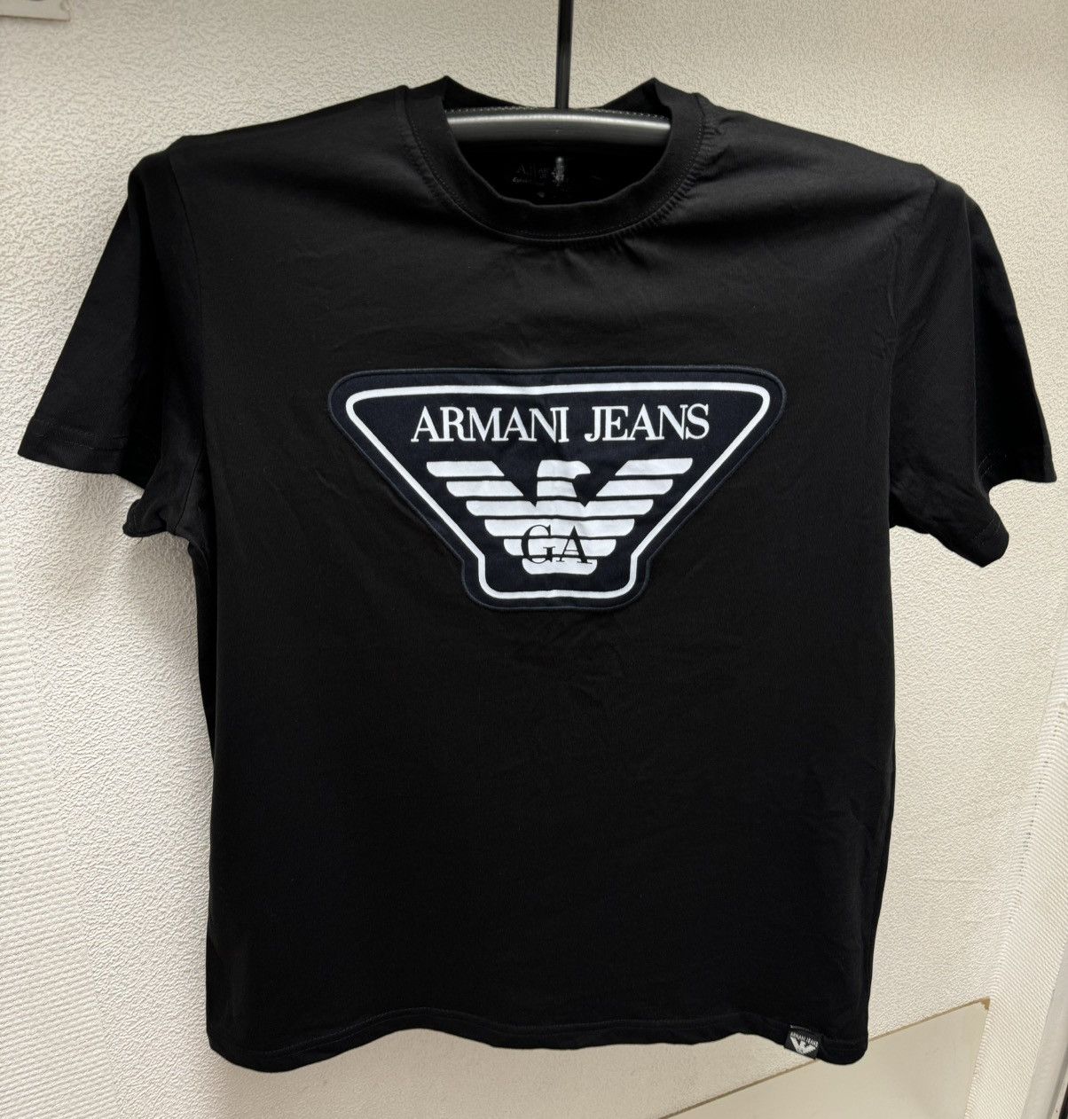 Armani Armani Jeans big logo t-shirt L sz Size US L / EU 52-54 / 3 - 5 Thumbnail