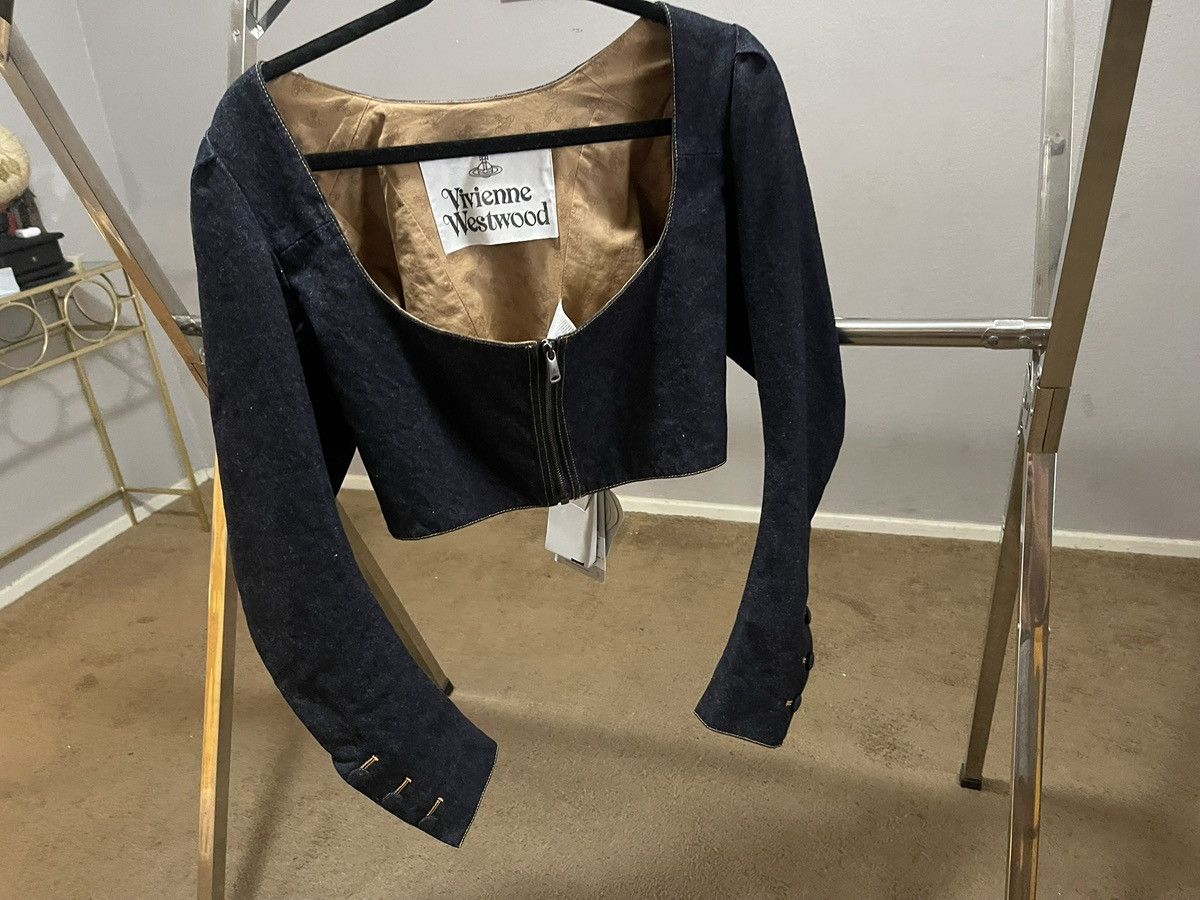 Vivienne Westwood Navy Spencer Jacket (bustier/corset) Size M / US 6-8 / IT 42-44 - 5 Thumbnail