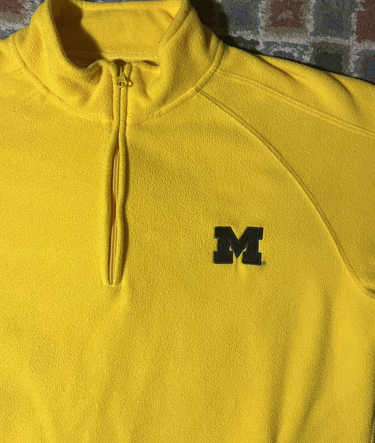 Gear for Sports × Vintage University of Michigan 1/4 zip-up fleece Size US M / EU 48-50 / 2 - 2 Thumbnail